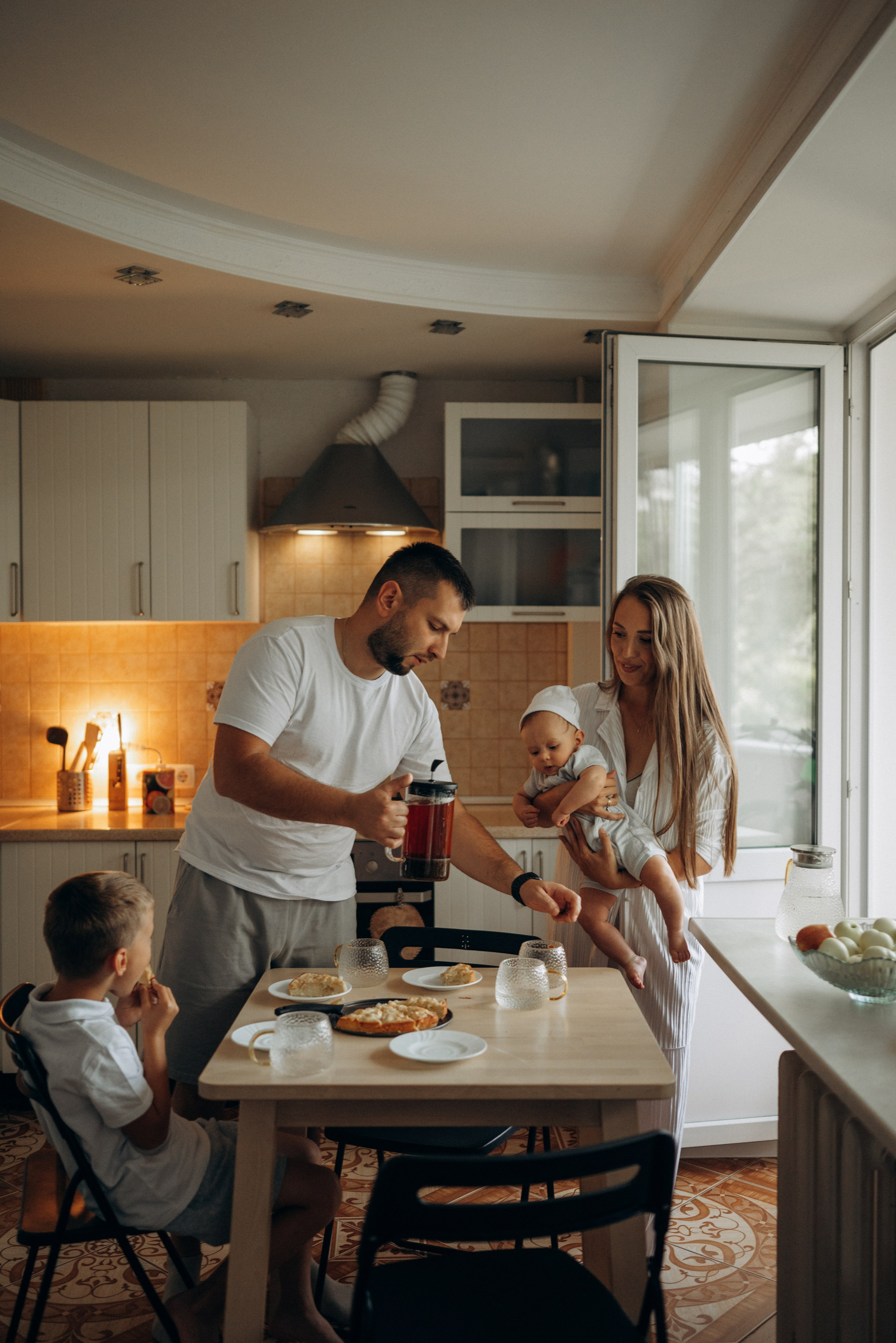 Печем пирог. Семейный и женский фотограф Вероника Никкор