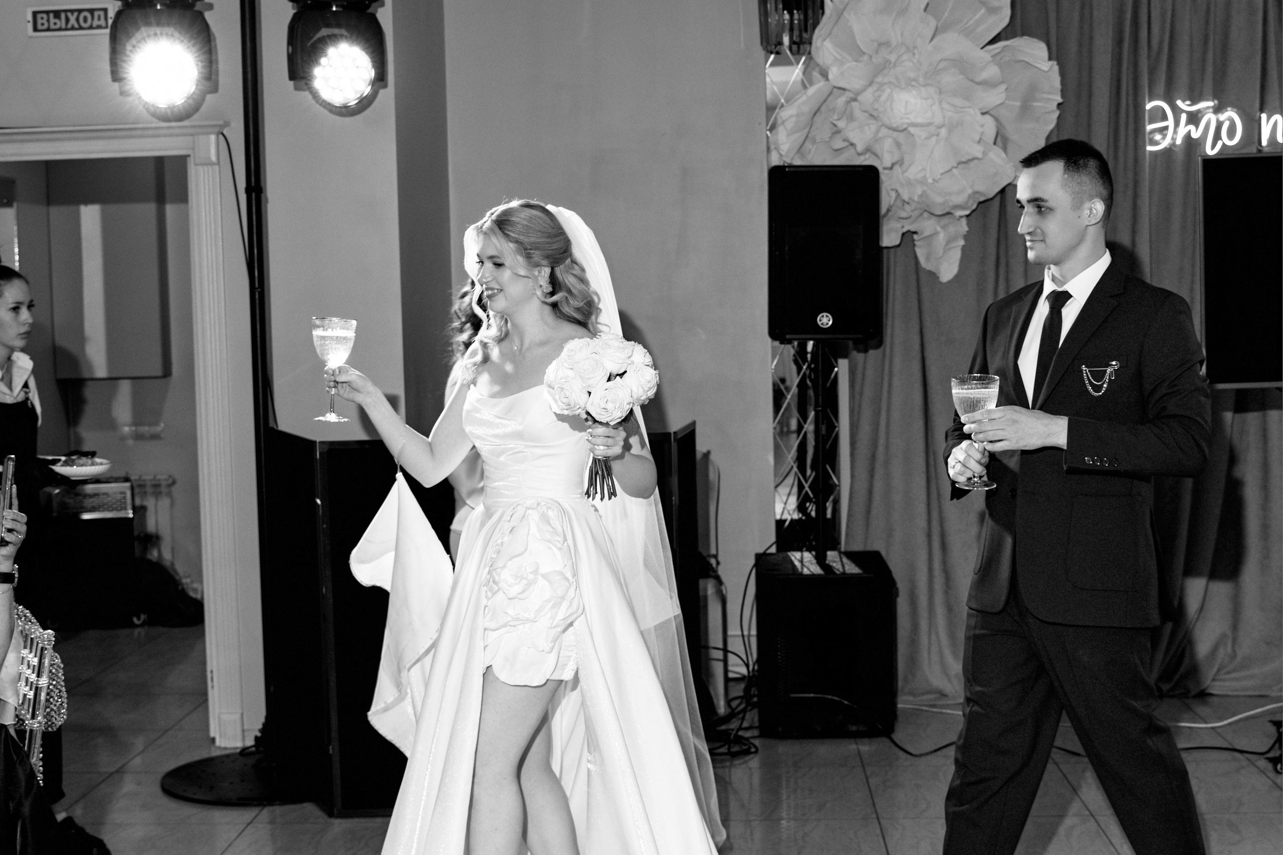 Вход молодоженов на банкет в Ульяновске. Фотограф Орешина Елена