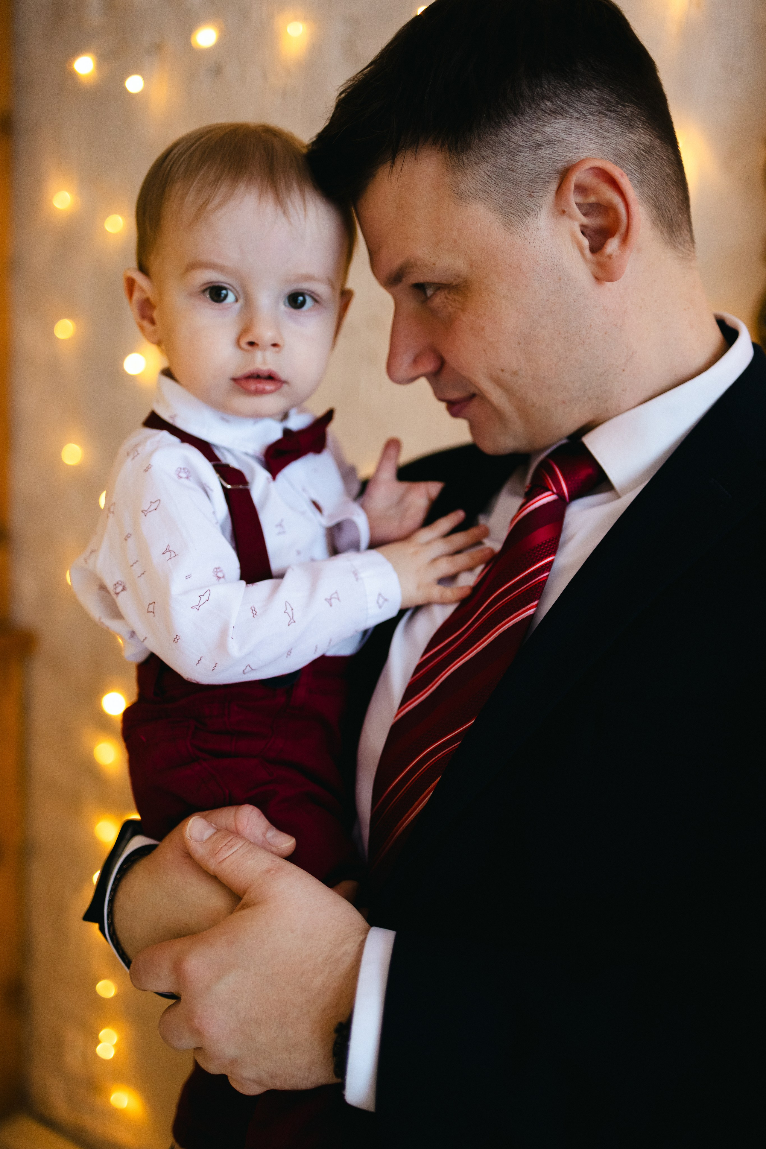 Новогодняя семейная с малышом. Семейный фотограф г. Тюмень