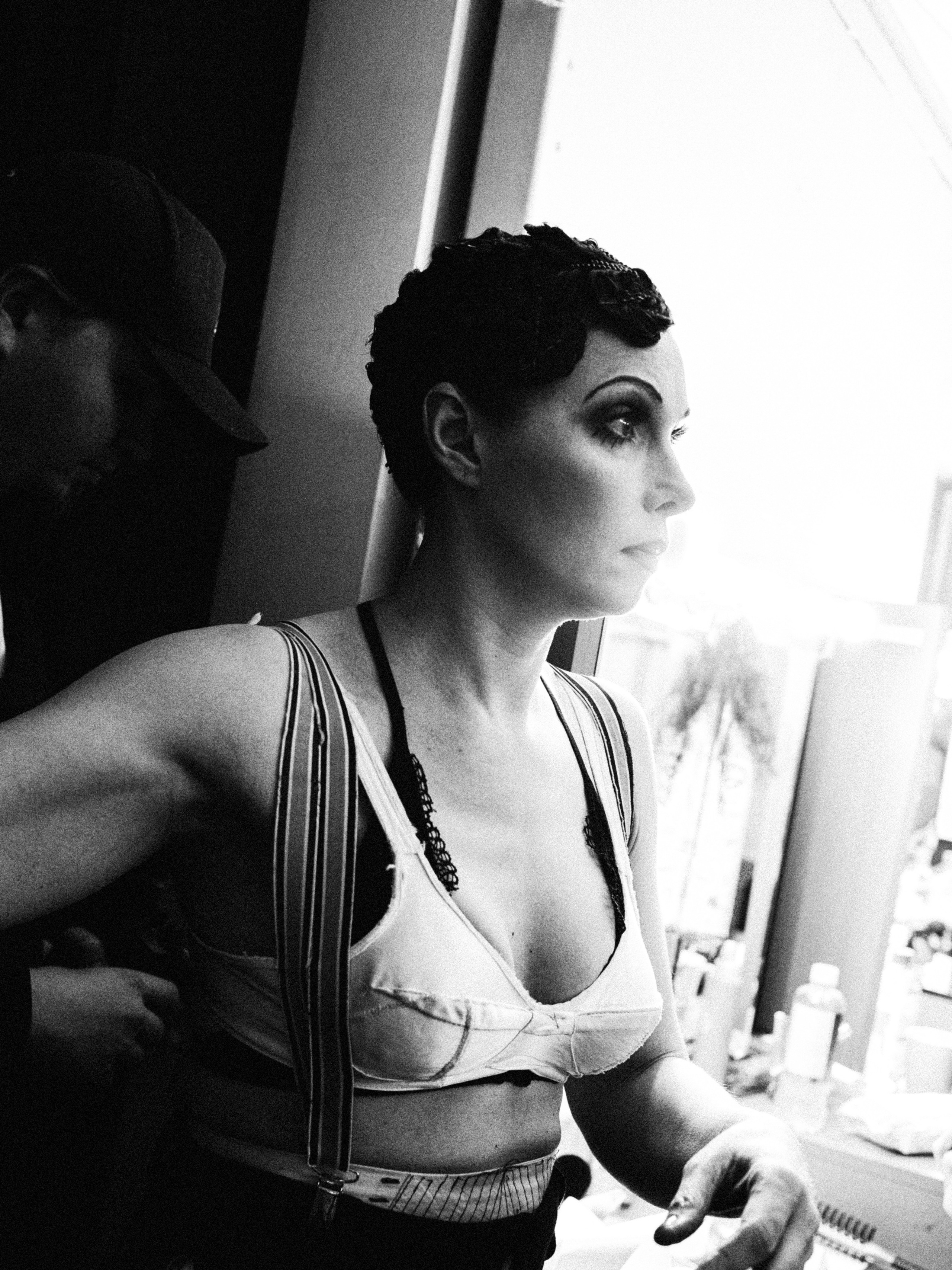Theatre backstages. Portrait and backstage photographer Nina Crane