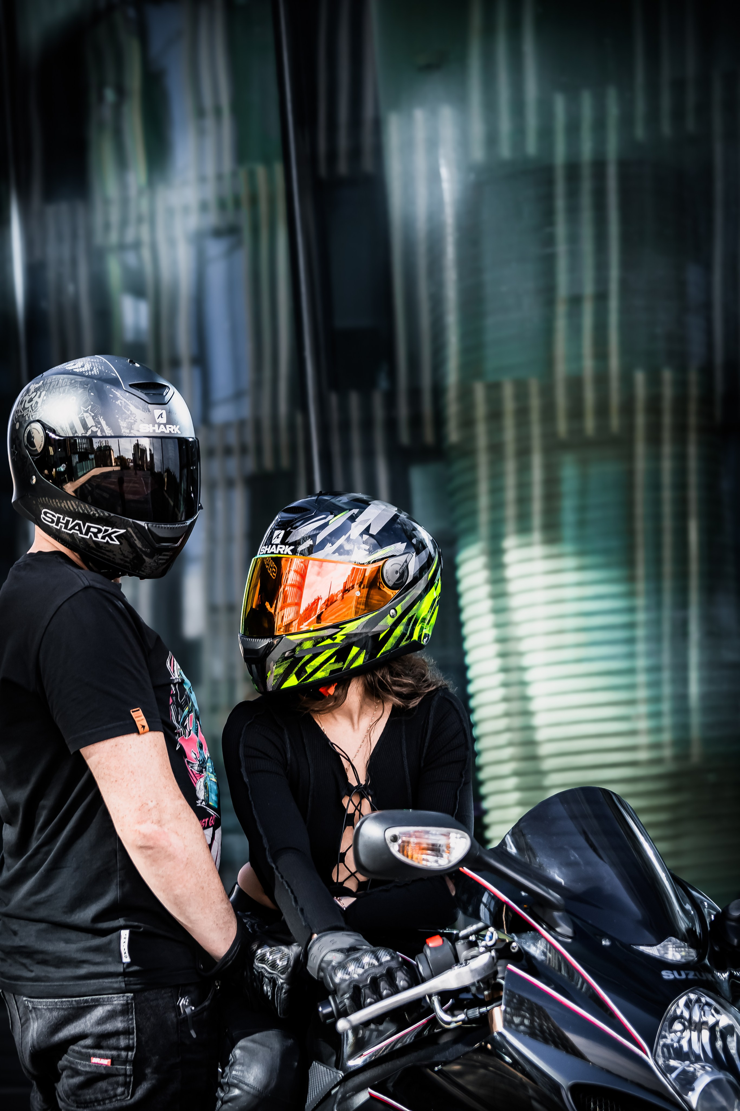 Кира и Кирилл — Suzuki GSX-R1000. Мотофотограф в Санкт-Петербурге Мария Скурская