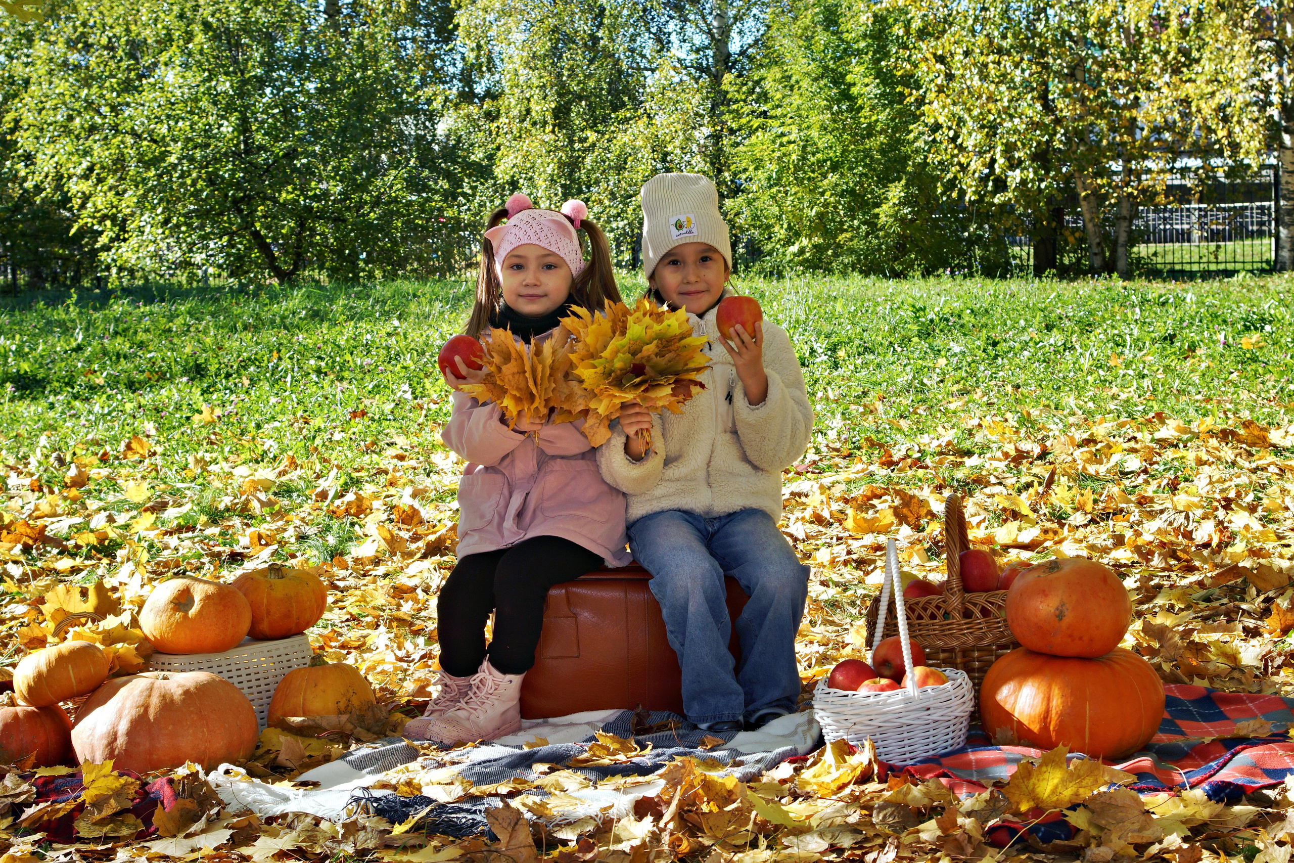 Осенняя фотосессия в детском саду г. Йошкар-Ола