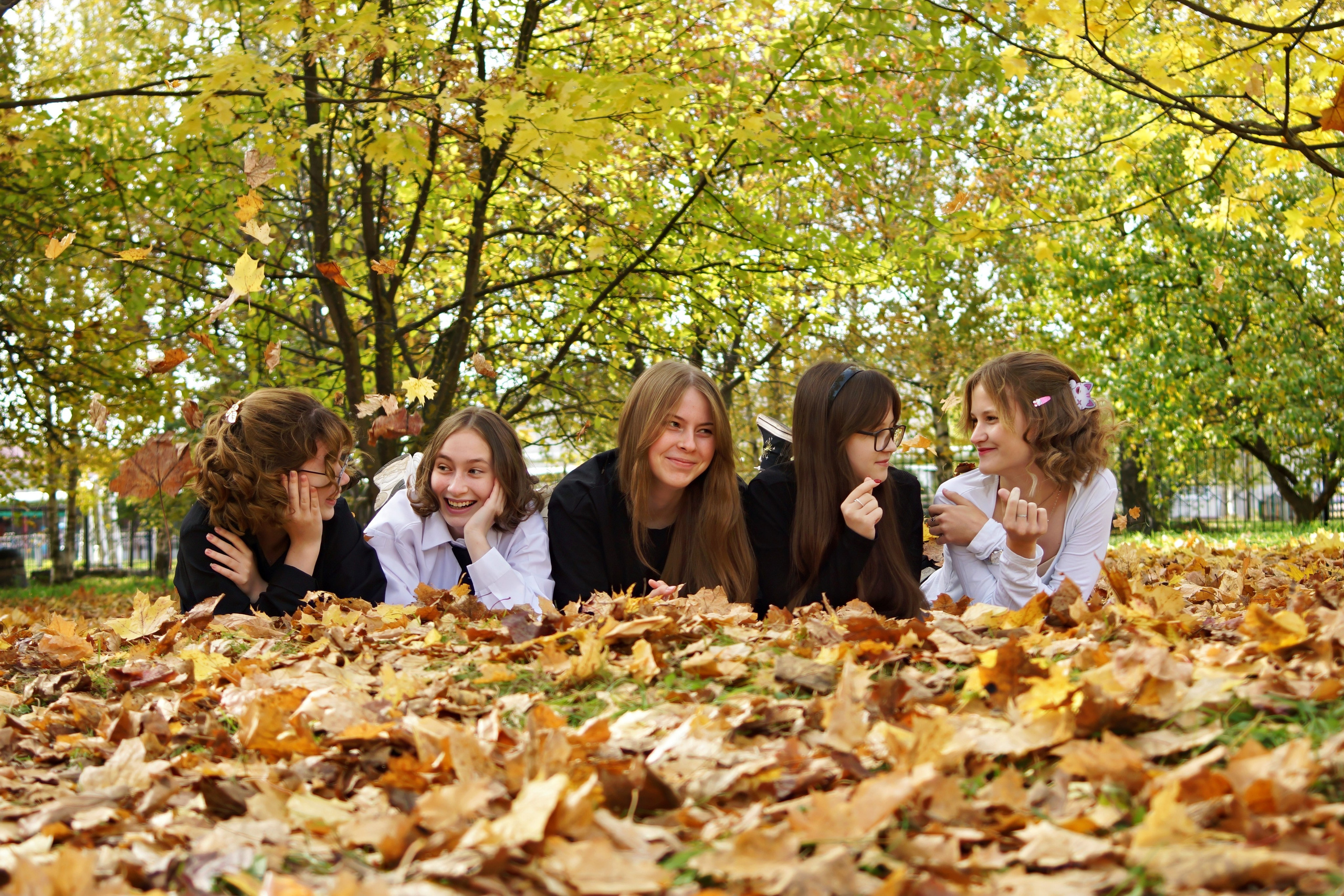Осенняя фотосессия в школе г. Йошкар-Ола