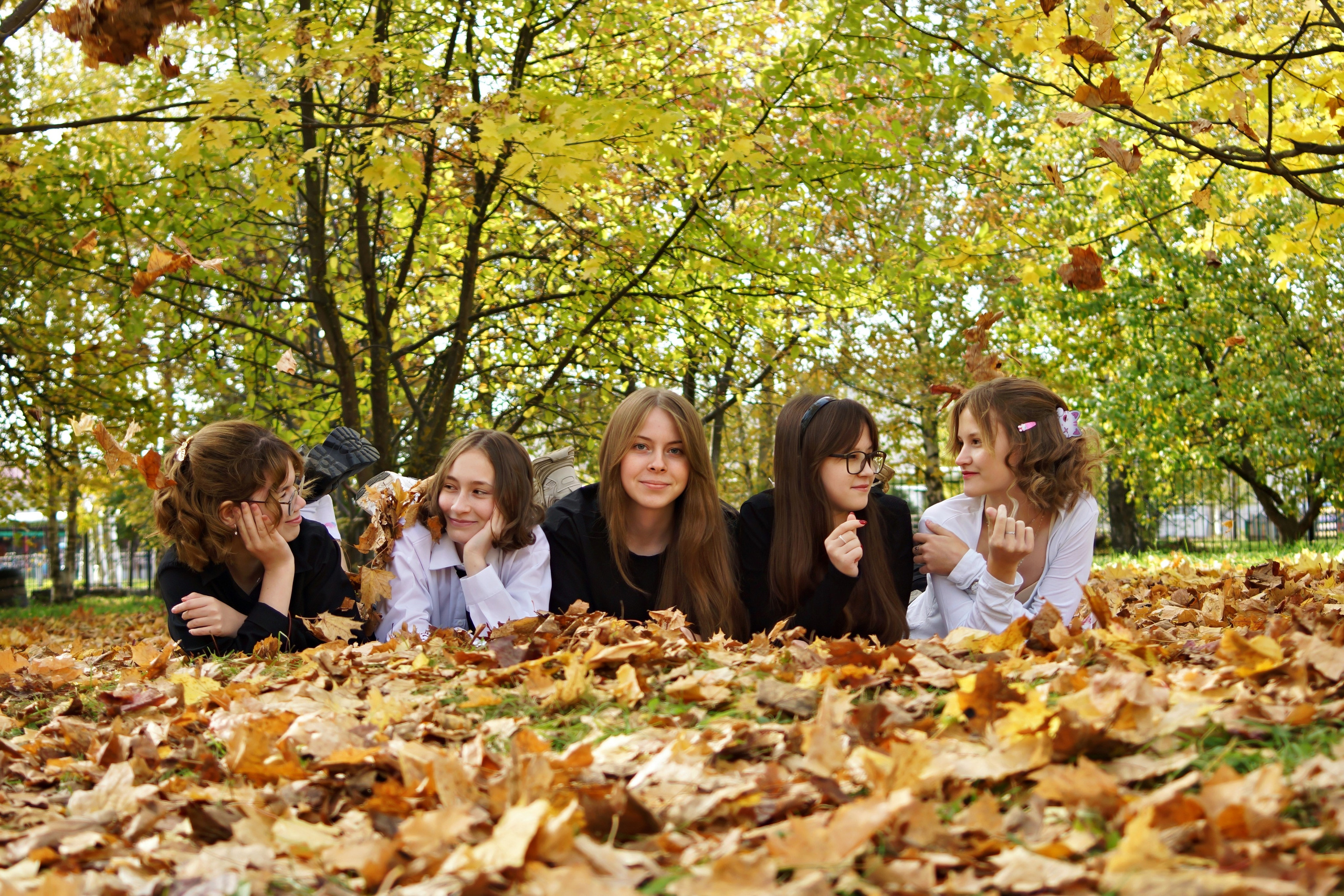 Осенняя фотосессия в школе г. Йошкар-Ола