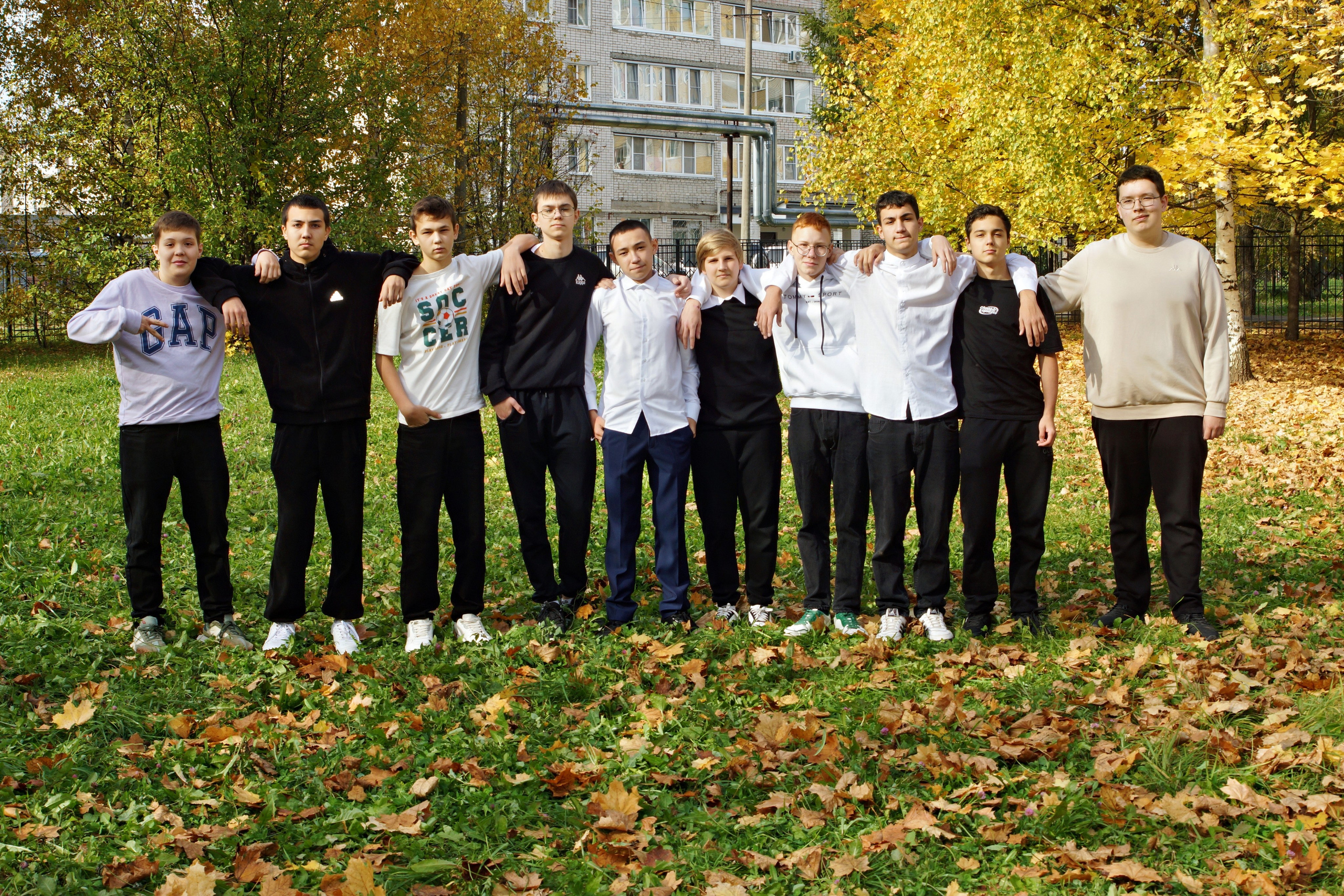 Осенняя фотосессия в школе г. Йошкар-Ола