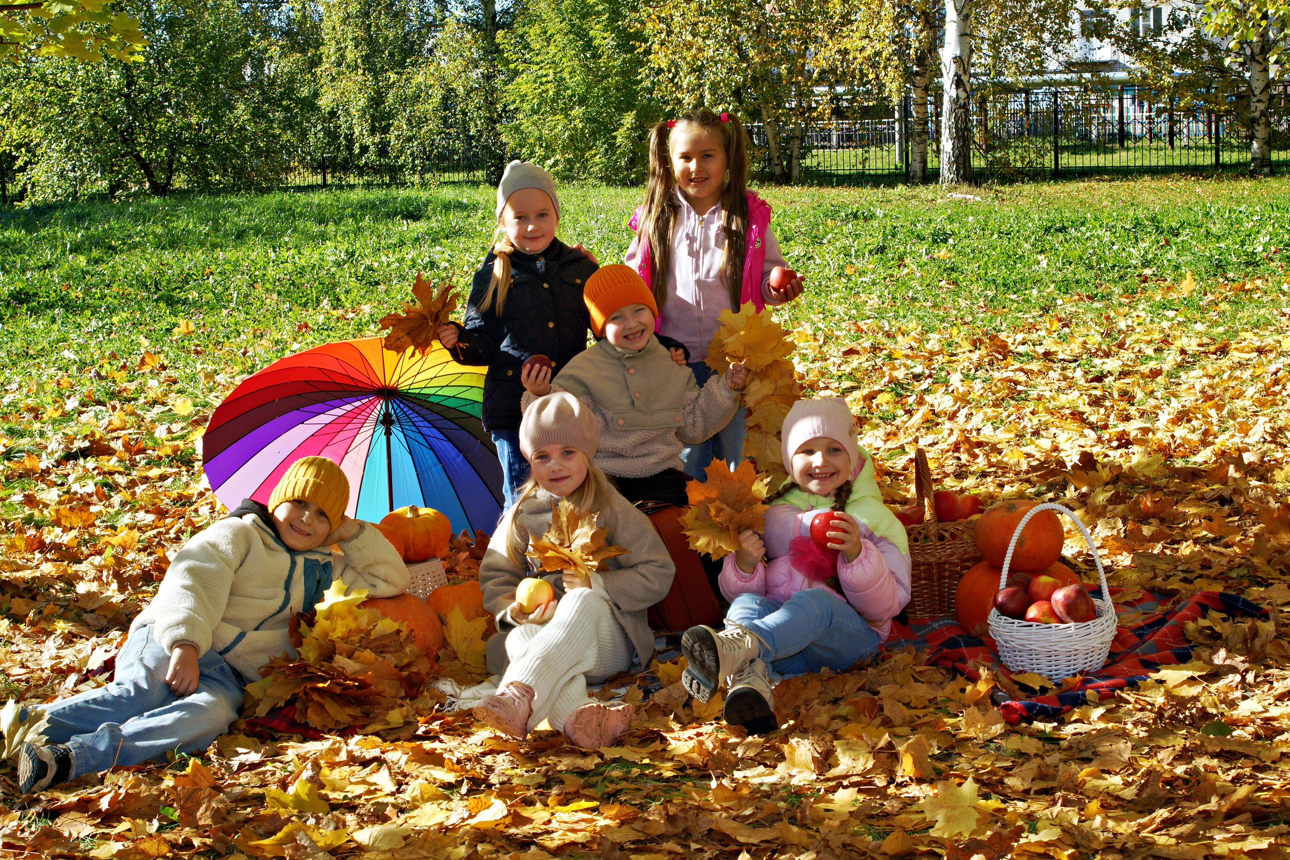 Осенняя фотосессия в детском саду г. Йошкар-Ола