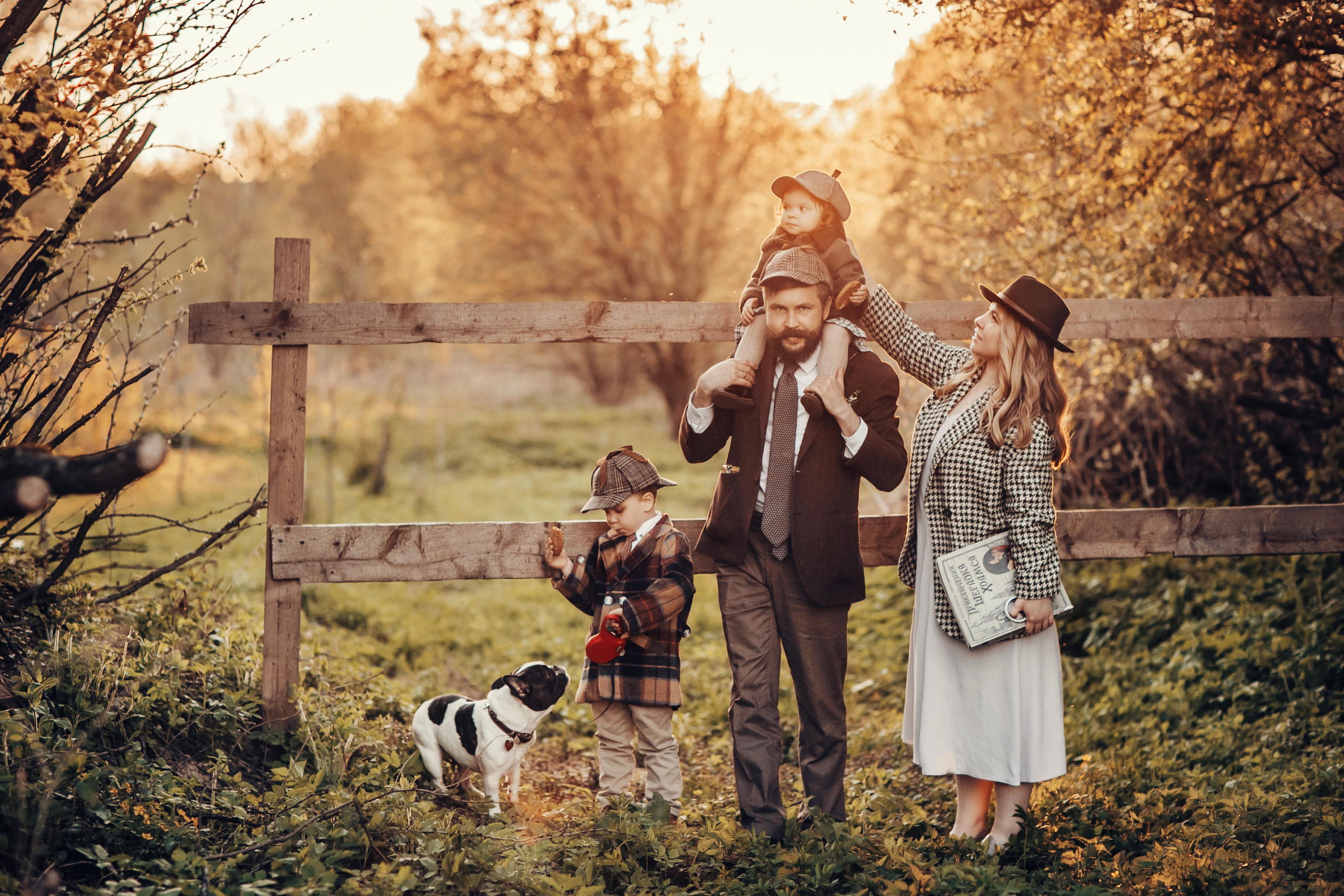 Люся, Андрей, Ян и Софа. Детский и семейный фотограф в Москве Анна Ипатьева