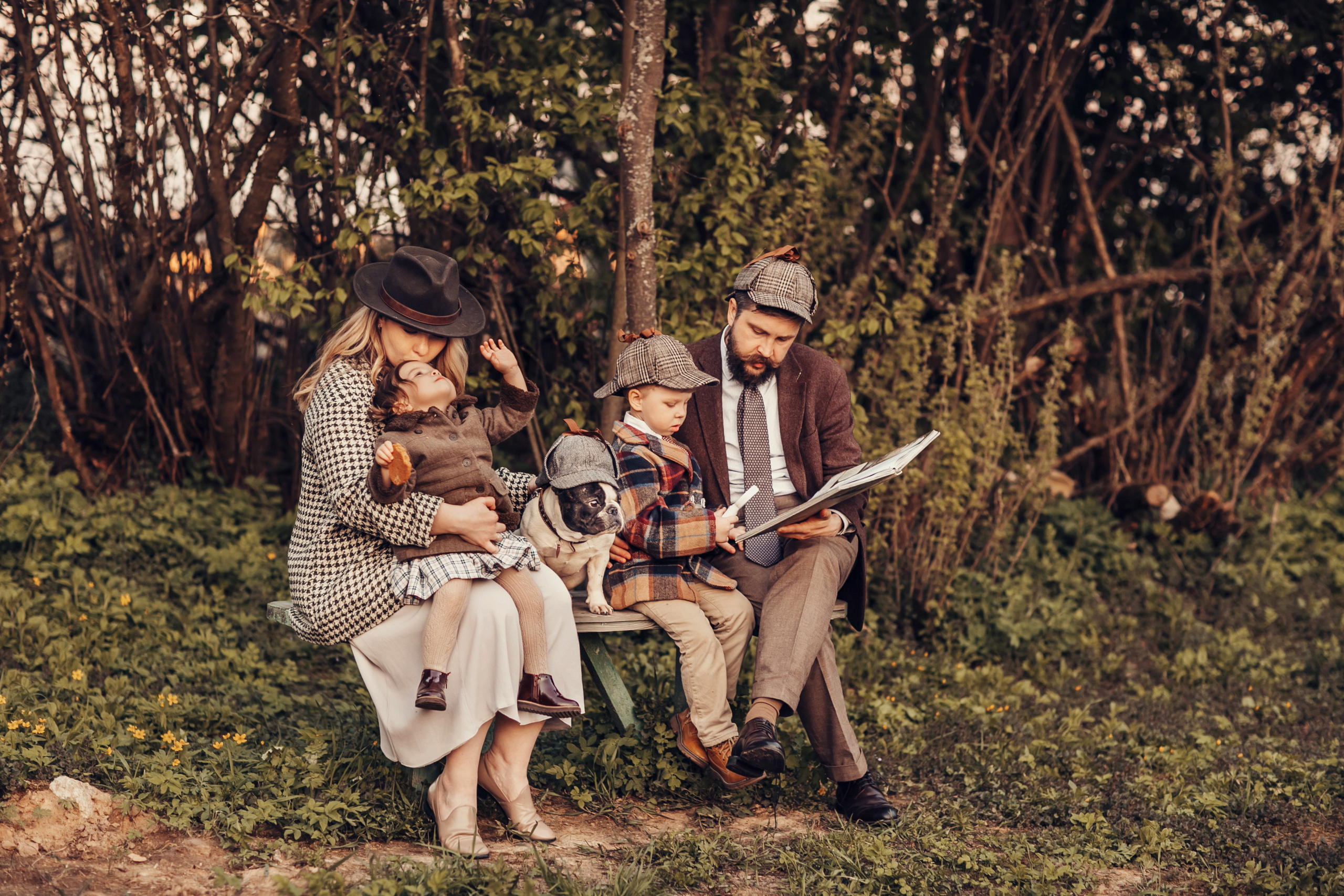 Люся, Андрей, Ян и Софа. Детский и семейный фотограф в Москве Анна Ипатьева