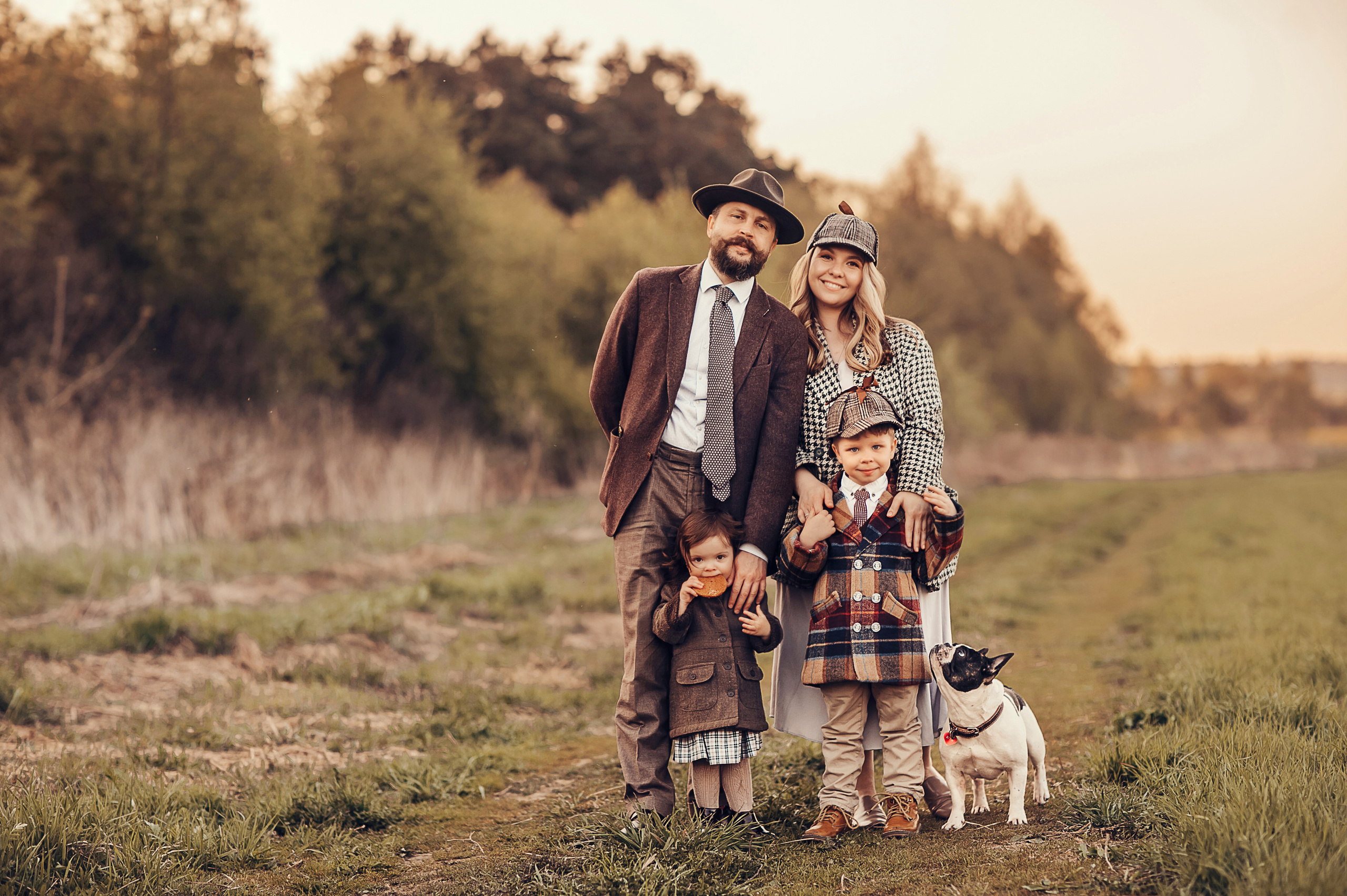 Люся, Андрей, Ян и Софа. Детский и семейный фотограф в Москве Анна Ипатьева