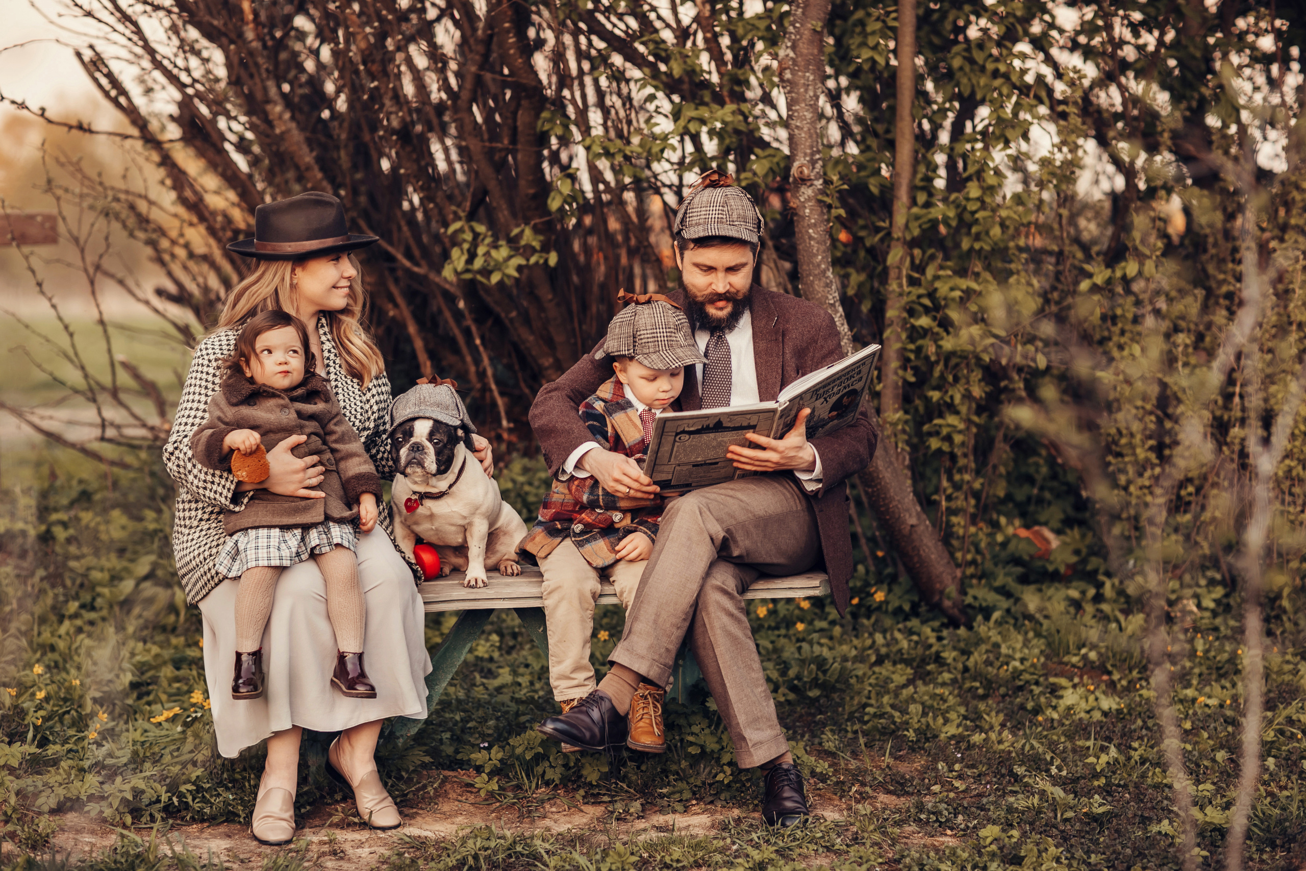 Люся, Андрей, Ян и Софа. Детский и семейный фотограф в Москве Анна Ипатьева