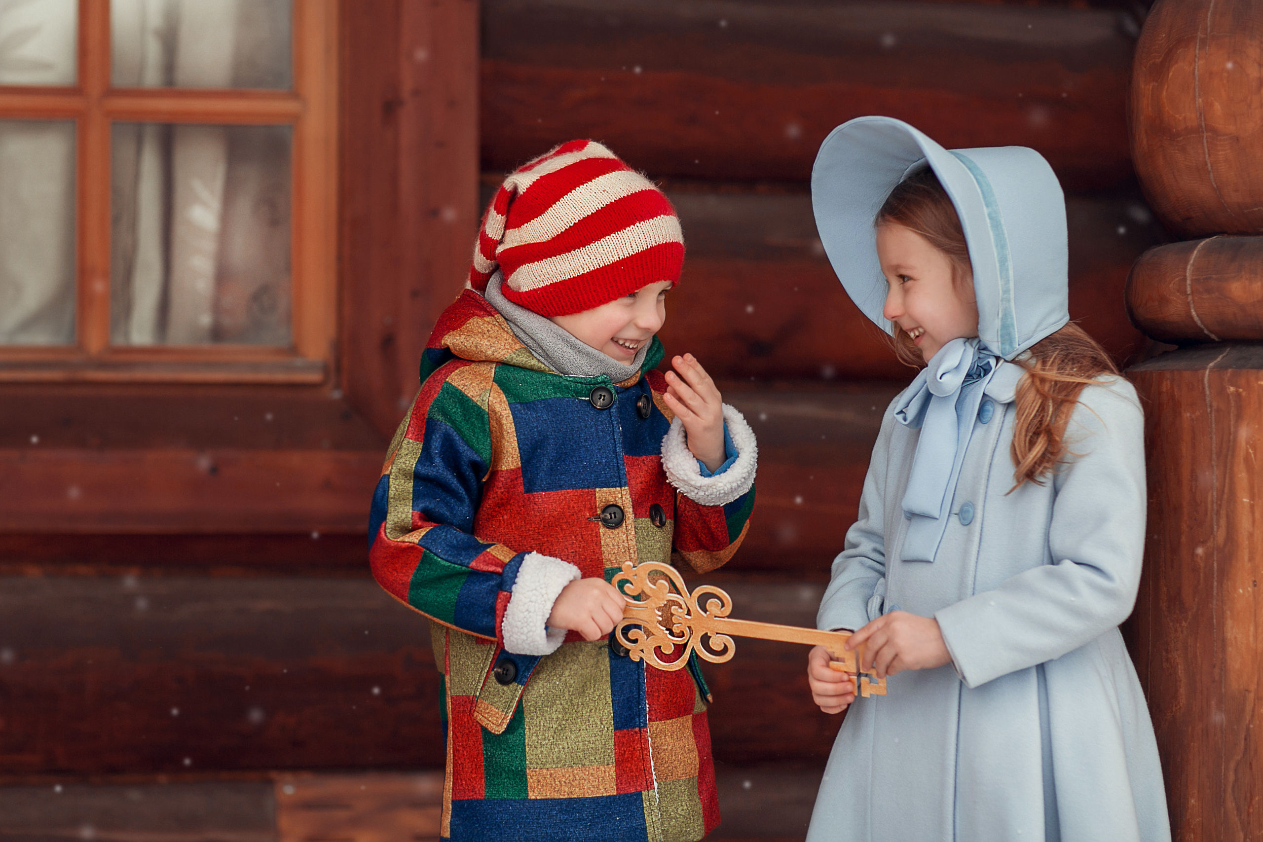 Зимний Буратино. Детский и семейный фотограф в Москве Анна Ипатьева