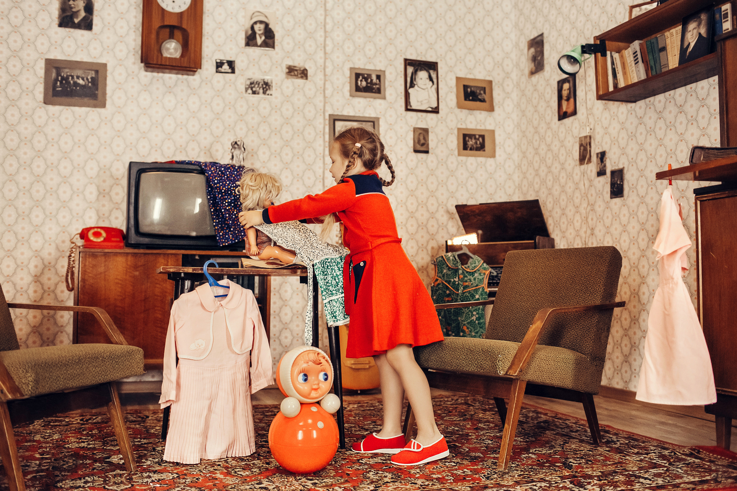 Советская квартира. Детский и семейный фотограф в Москве Анна Ипатьева