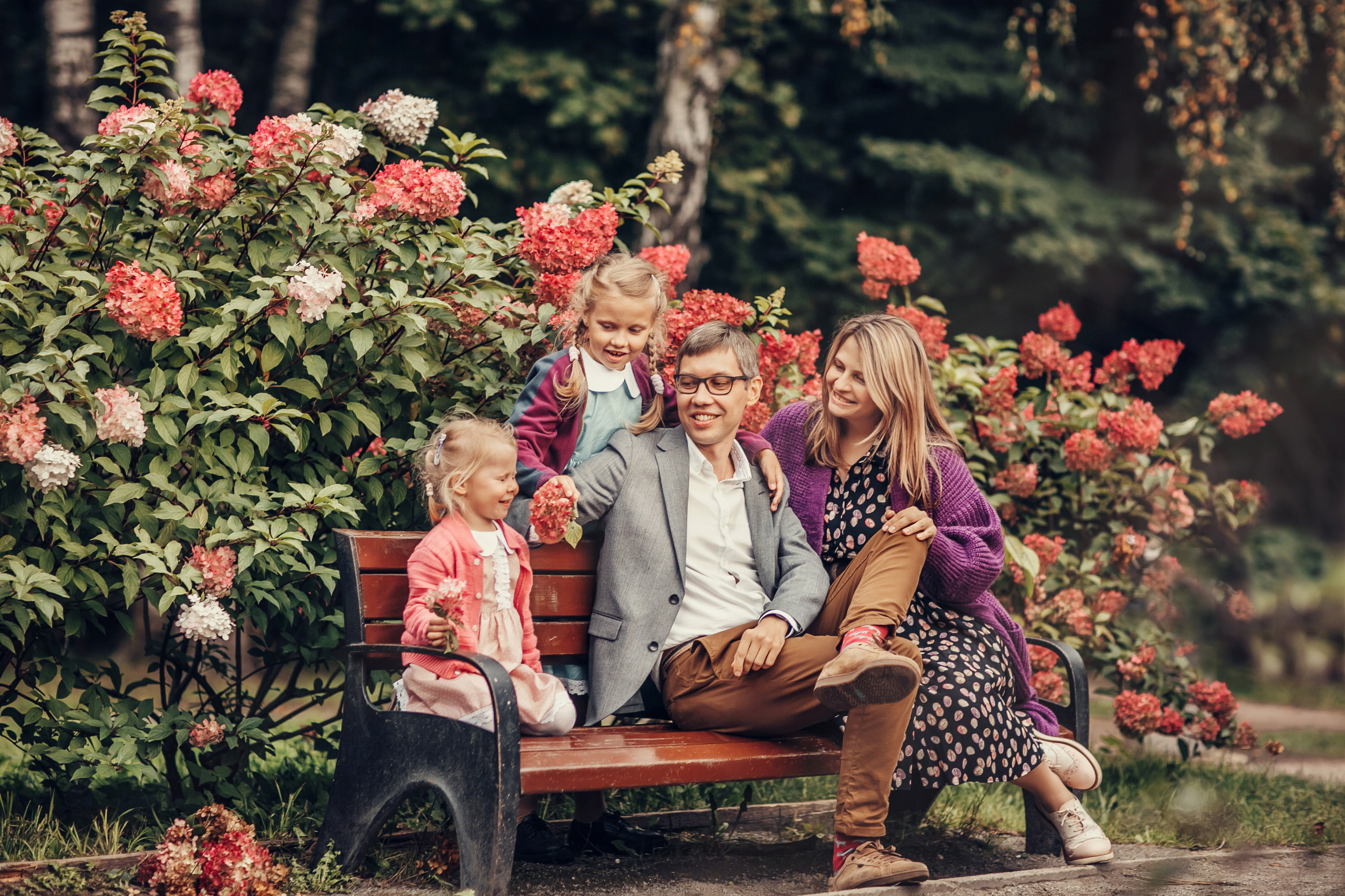 Надежда, Максим, Агния и Аля. Детский и семейный фотограф в Москве Анна Ипатьева