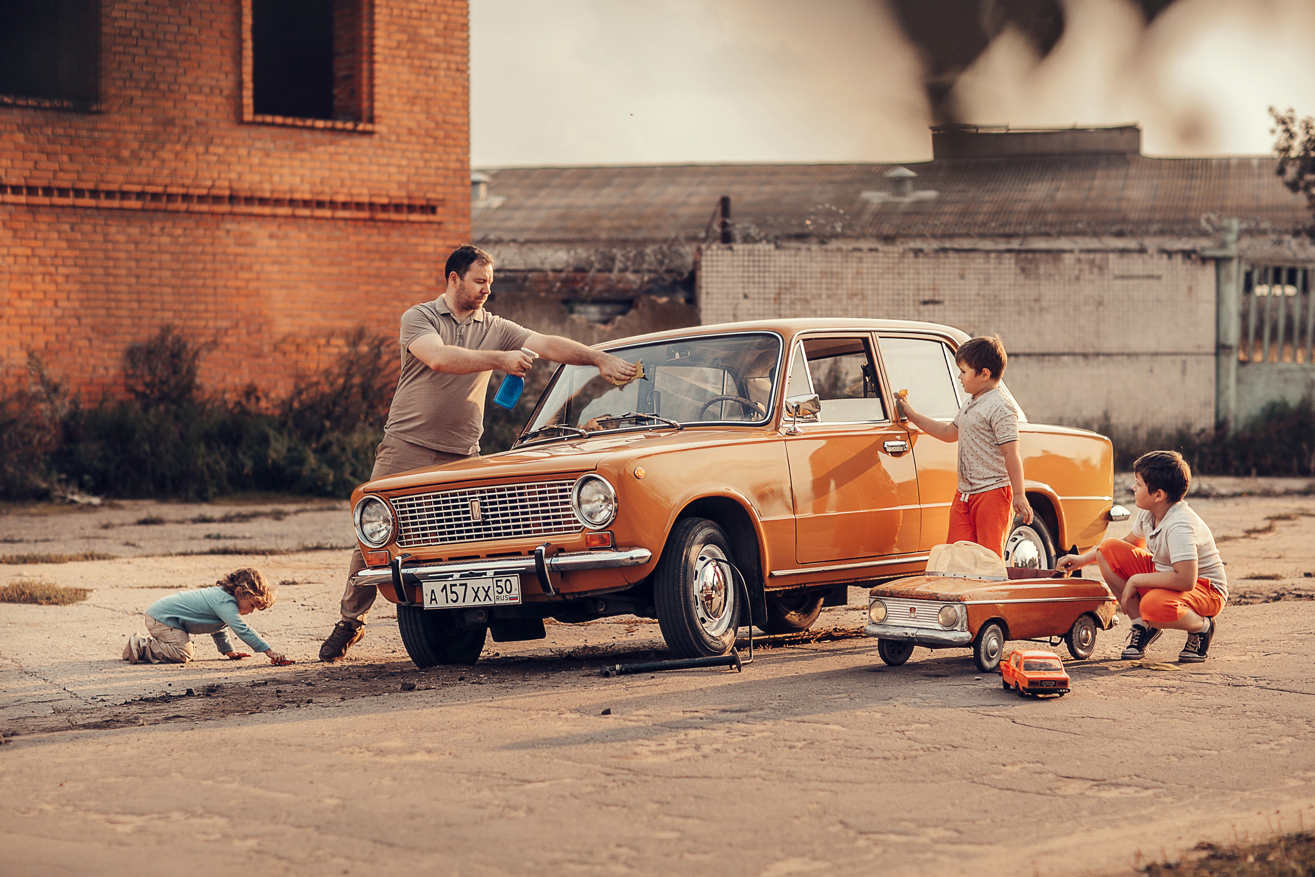 Москвич, Копейка и Жигуль. Детский и семейный фотограф в Москве Анна Ипатьева