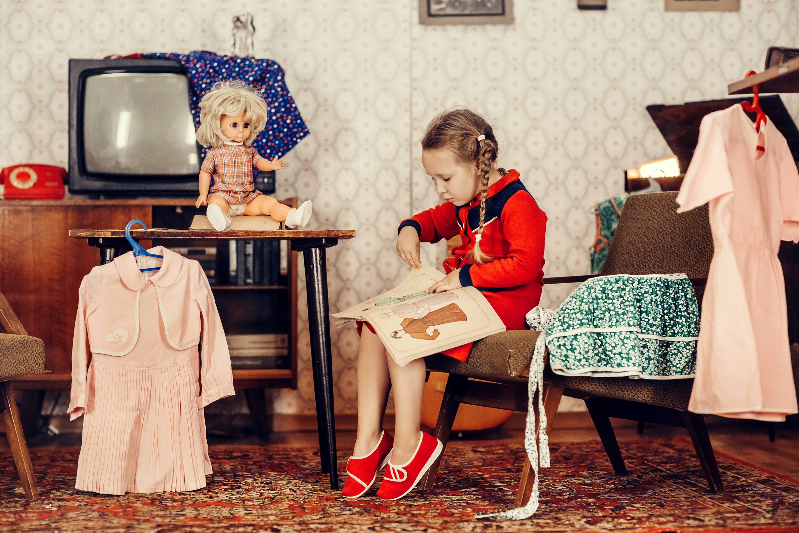 Советская квартира. Детский и семейный фотограф в Москве Анна Ипатьева