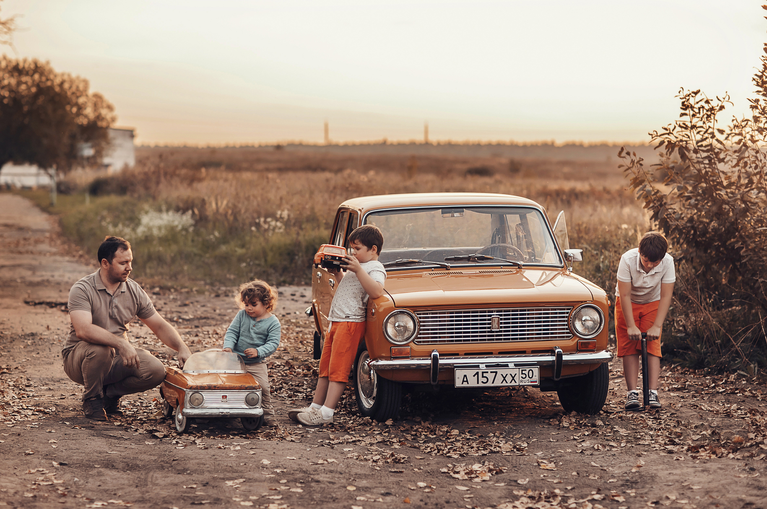 Москвич, Копейка и Жигуль. Детский и семейный фотограф в Москве Анна Ипатьева