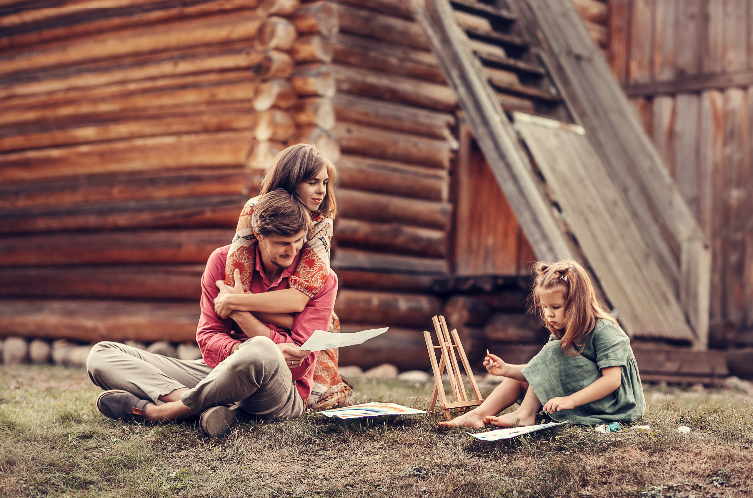 Диана, Саша и Софья. Детский и семейный фотограф в Москве Анна Ипатьева
