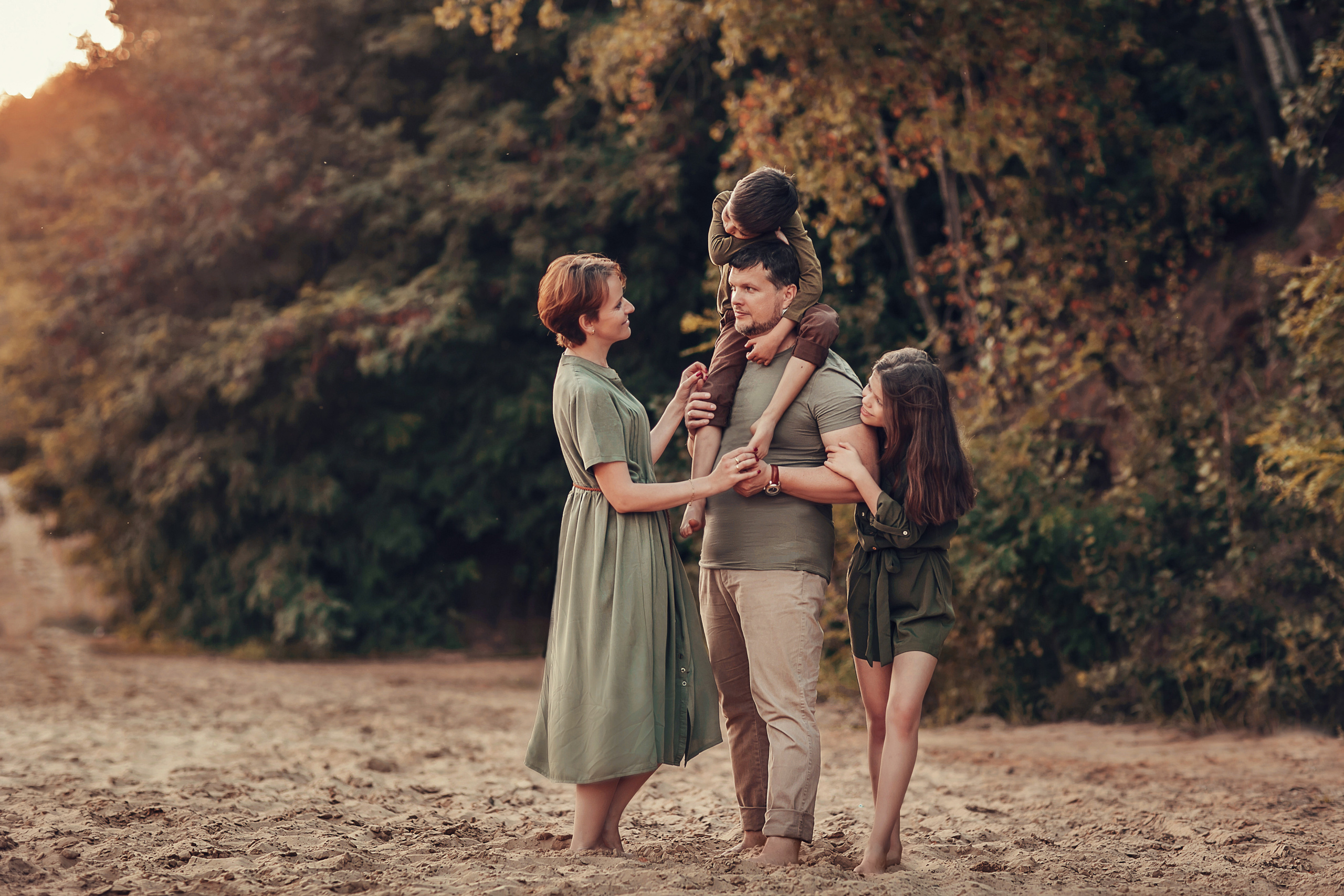 Света, Сергей, Настя и Коля. Детский и семейный фотограф в Москве Анна Ипатьева