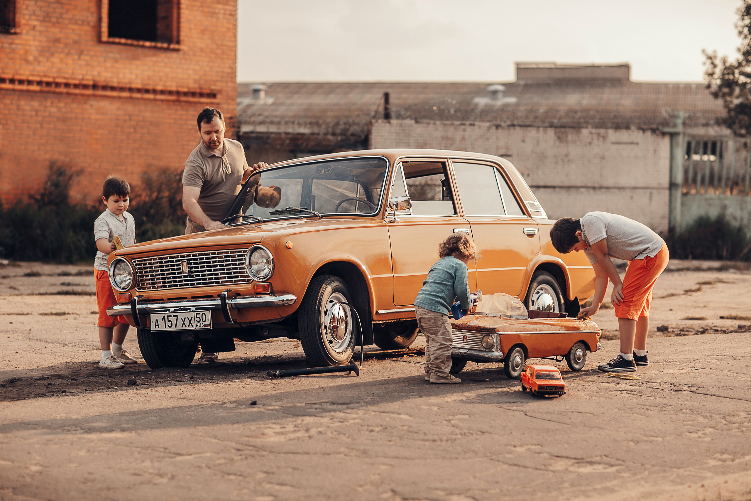 Москвич, Копейка и Жигуль. Детский и семейный фотограф в Москве Анна Ипатьева