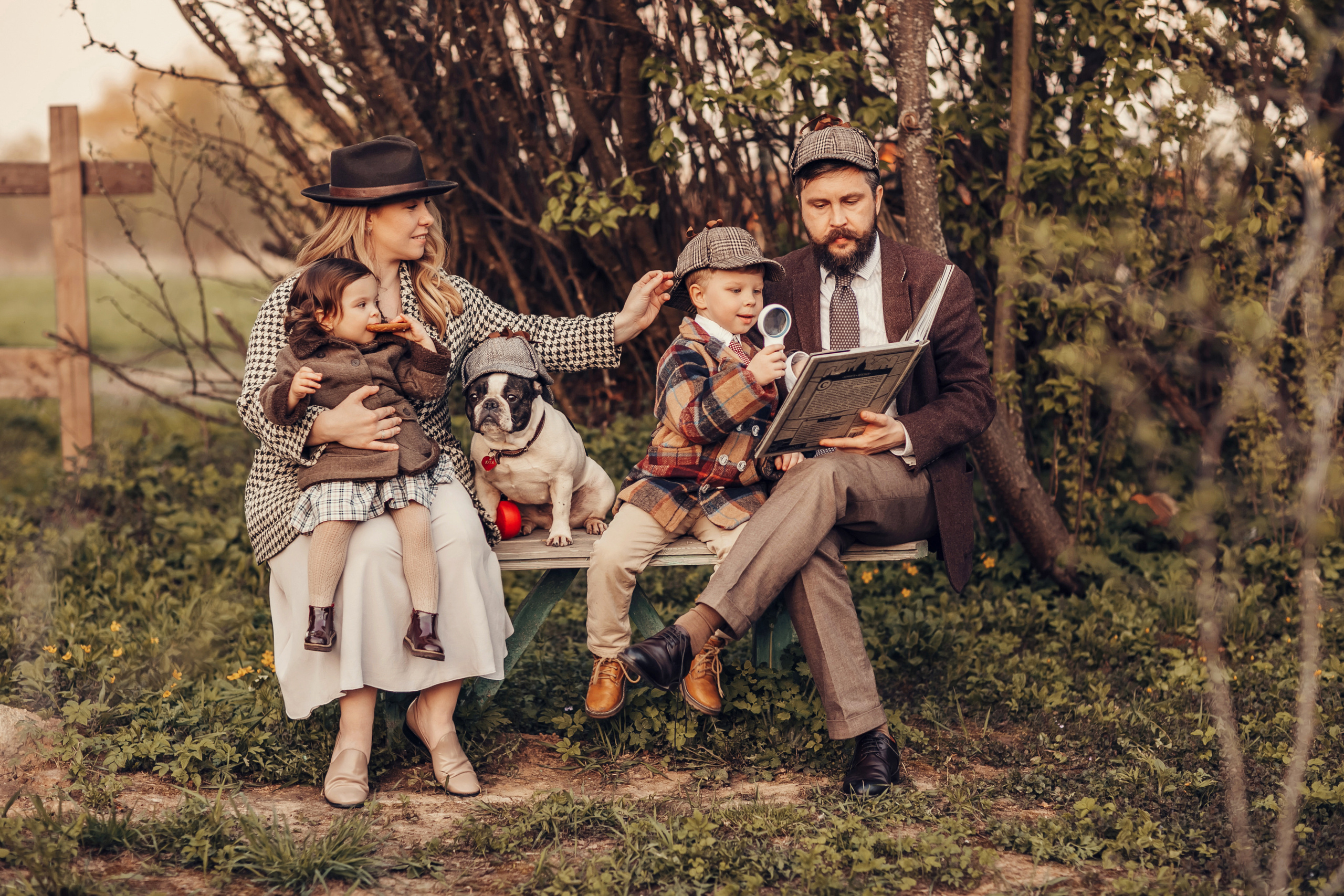 Люся, Андрей, Ян и Софа. Детский и семейный фотограф в Москве Анна Ипатьева