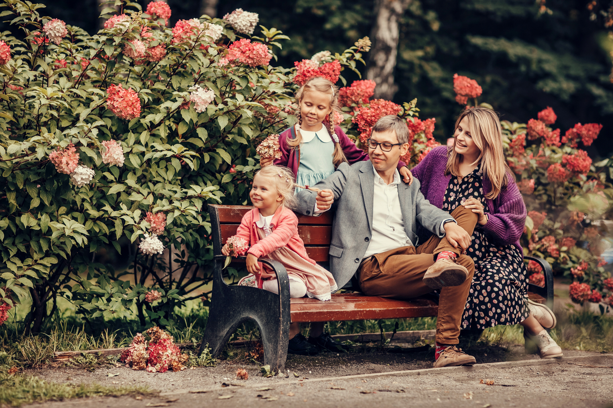 Надежда, Максим, Агния и Аля. Детский и семейный фотограф в Москве Анна Ипатьева