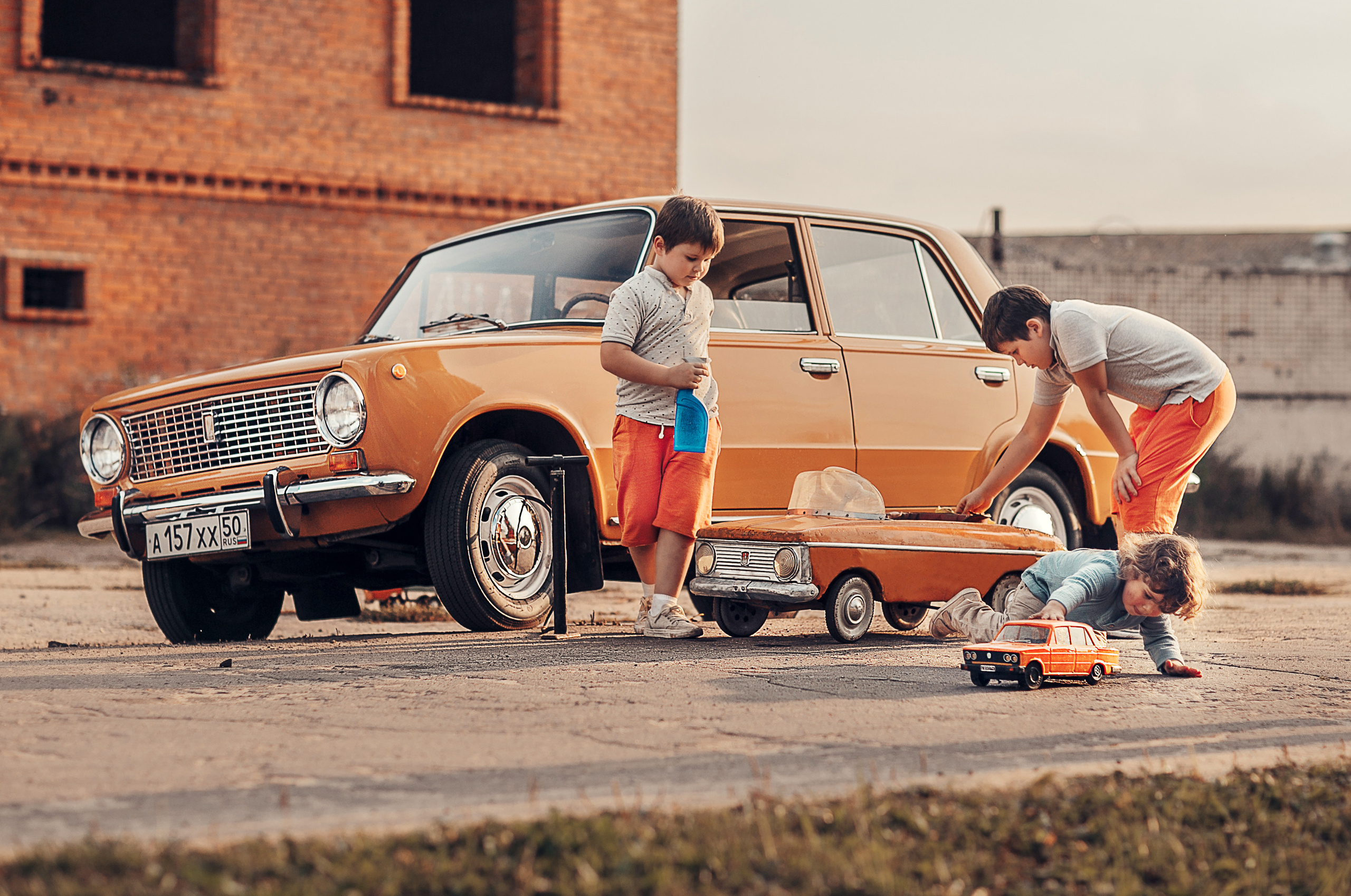 Москвич, Копейка и Жигуль. Детский и семейный фотограф в Москве Анна Ипатьева