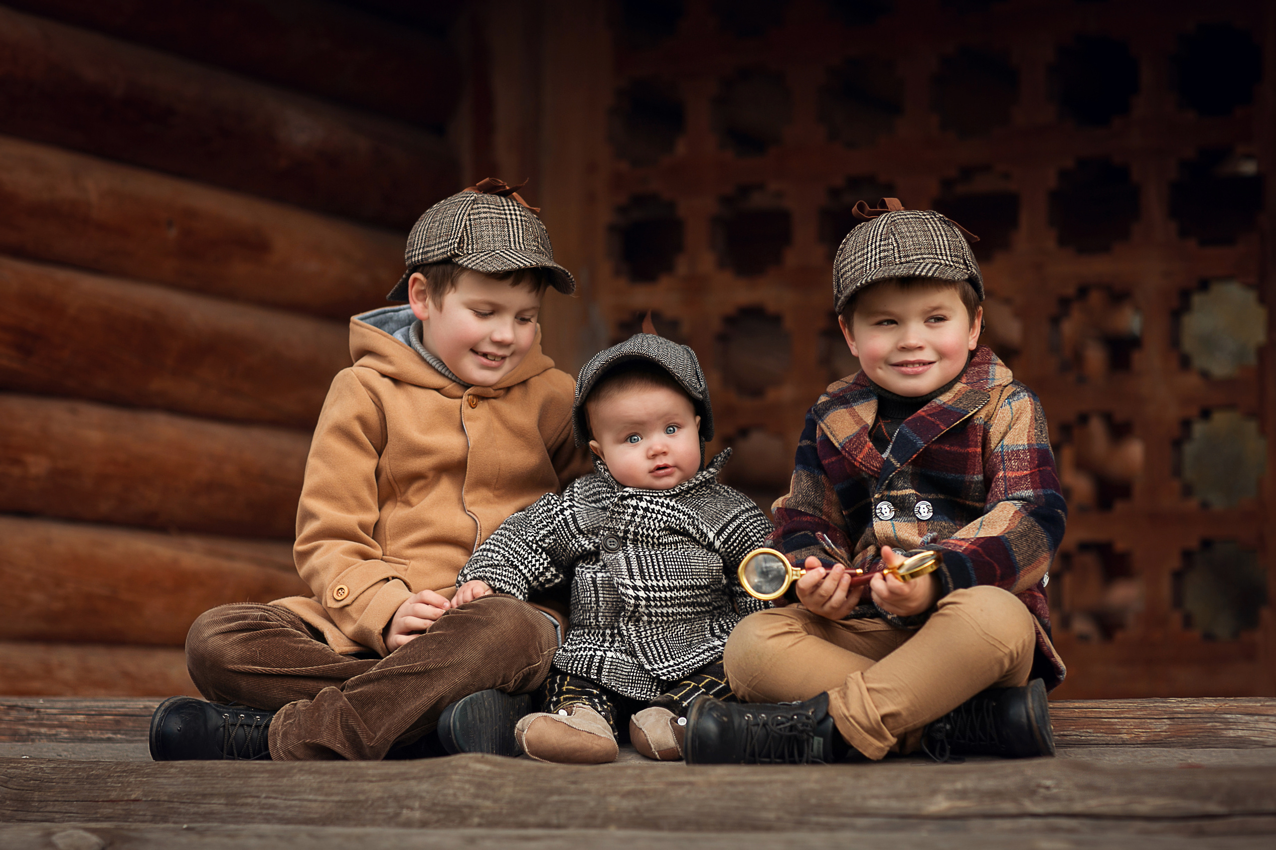 Маленькие Шерлоки. Детский и семейный фотограф в Москве Анна Ипатьева