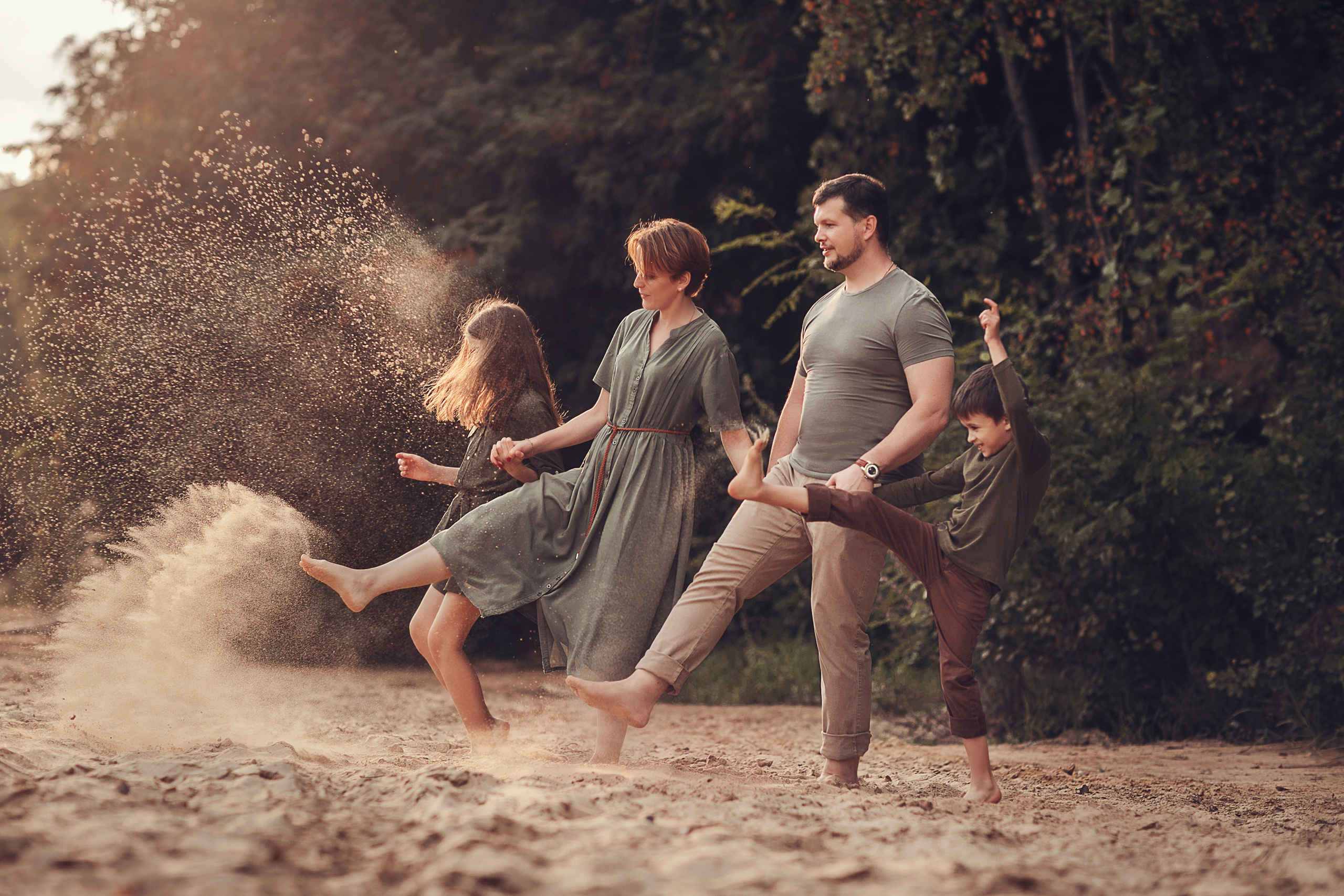 Света, Сергей, Настя и Коля. Детский и семейный фотограф в Москве Анна Ипатьева