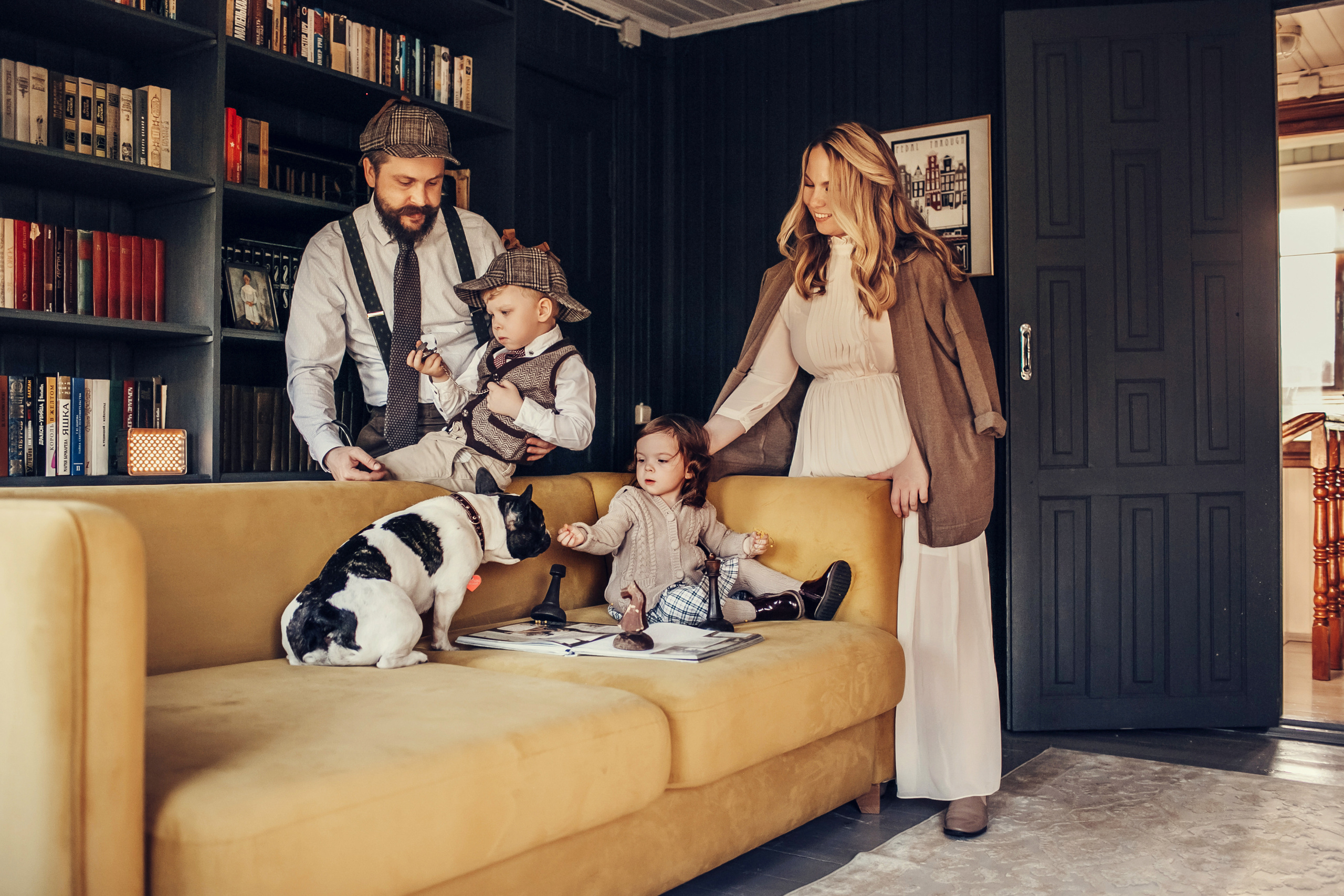 Люся, Андрей, Ян и Софа. Детский и семейный фотограф в Москве Анна Ипатьева