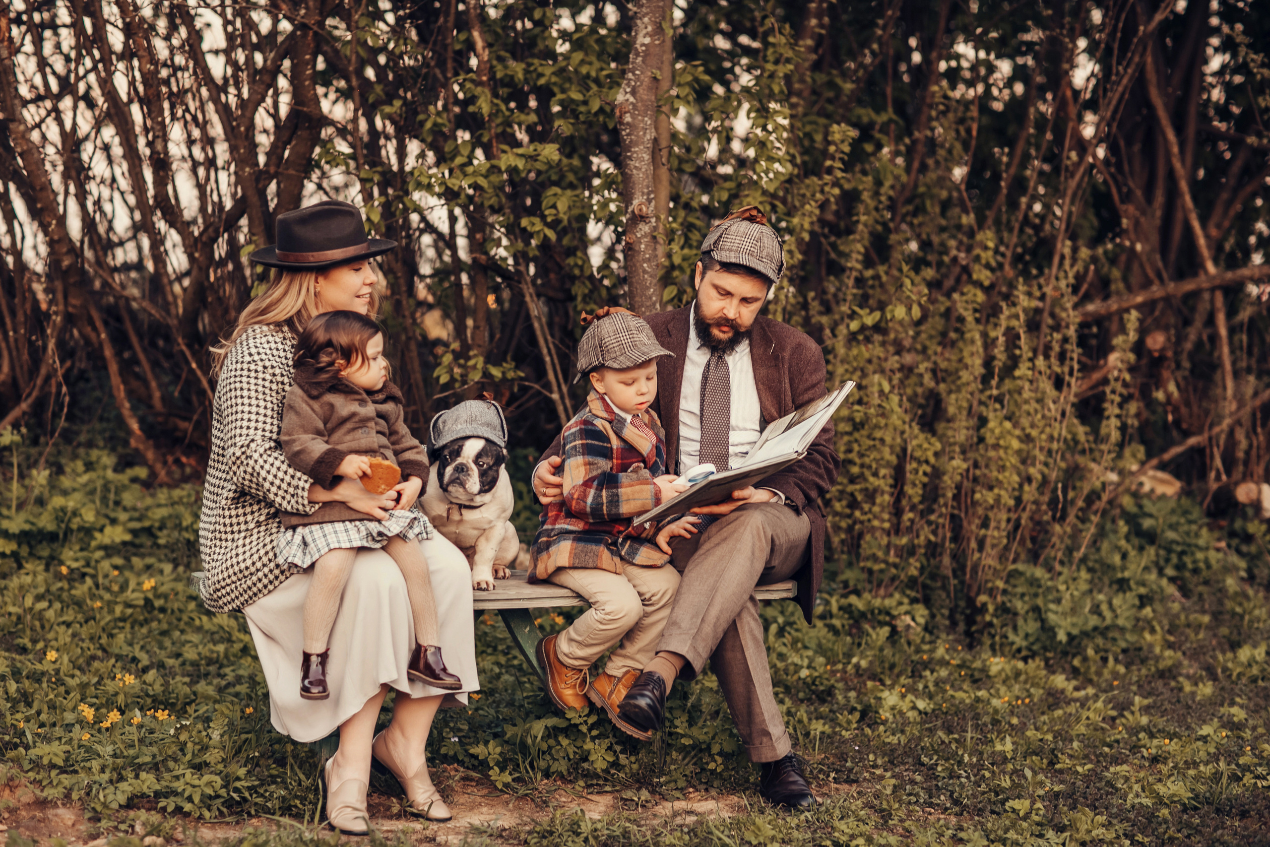 Люся, Андрей, Ян и Софа. Детский и семейный фотограф в Москве Анна Ипатьева