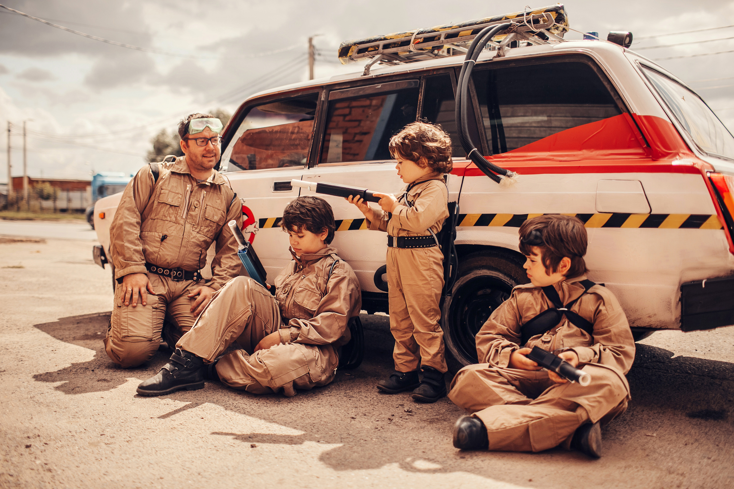 Ghostbusters. Детский и семейный фотограф в Москве Анна Ипатьева
