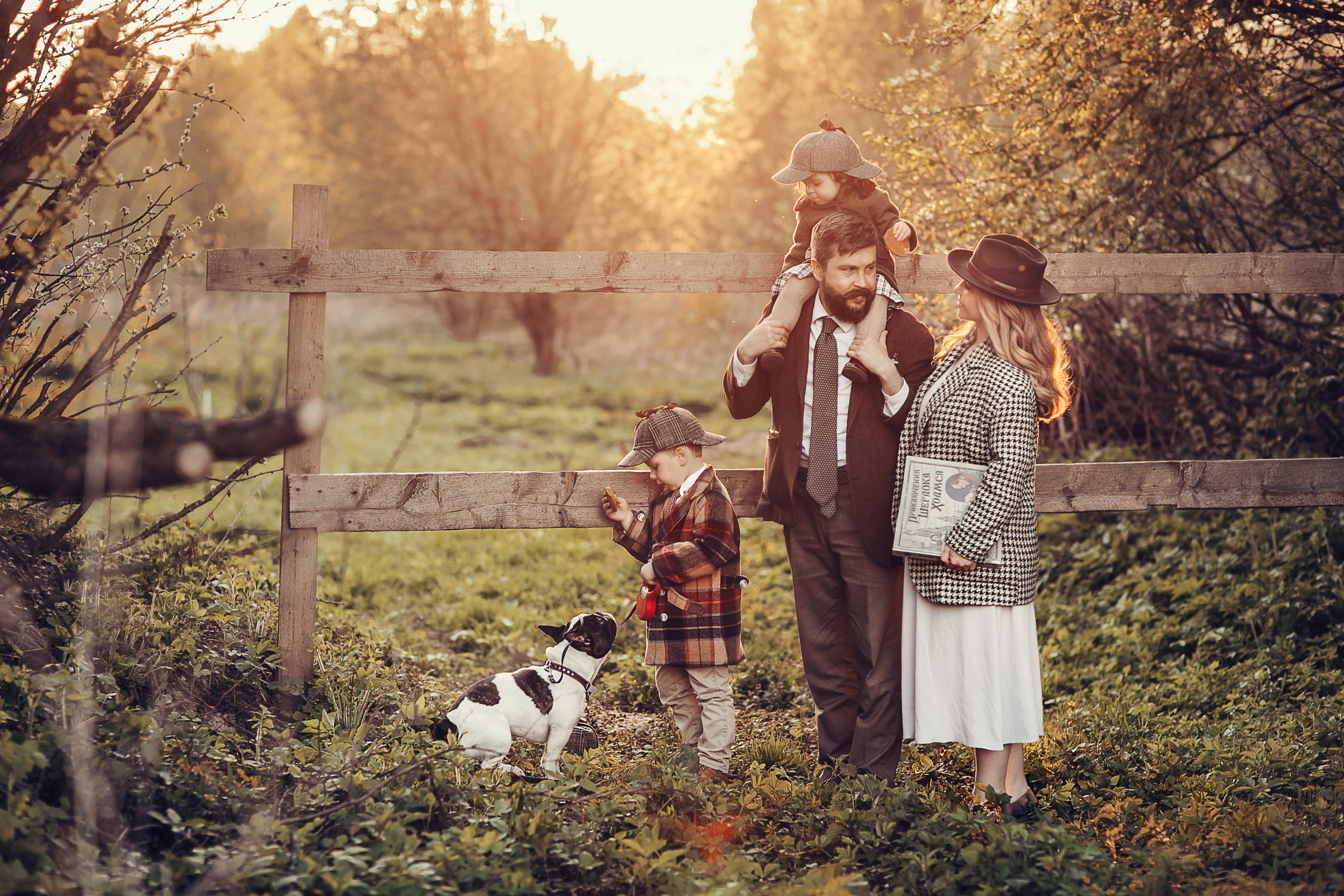 Люся, Андрей, Ян и Софа. Детский и семейный фотограф в Москве Анна Ипатьева