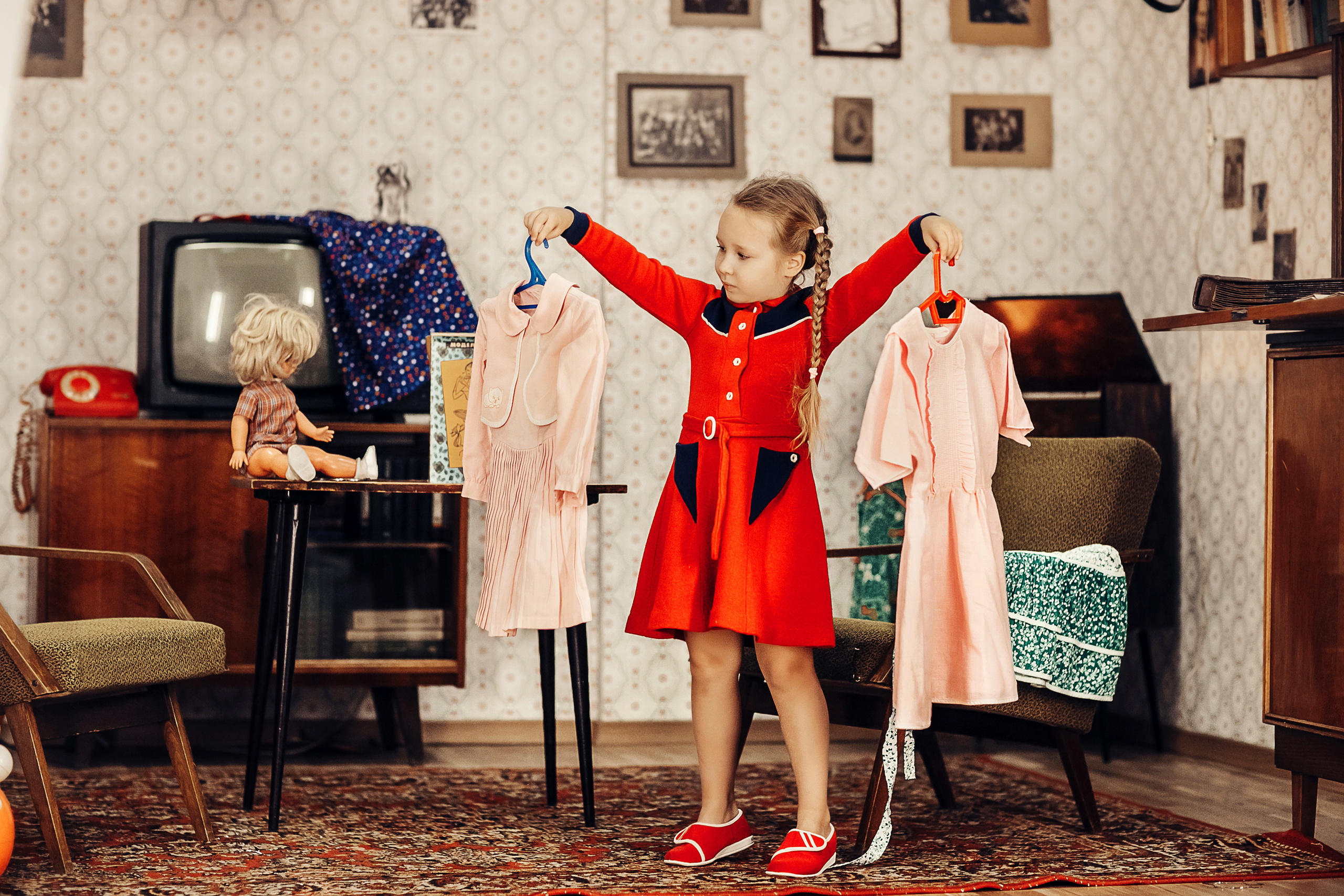 Советская квартира. Детский и семейный фотограф в Москве Анна Ипатьева