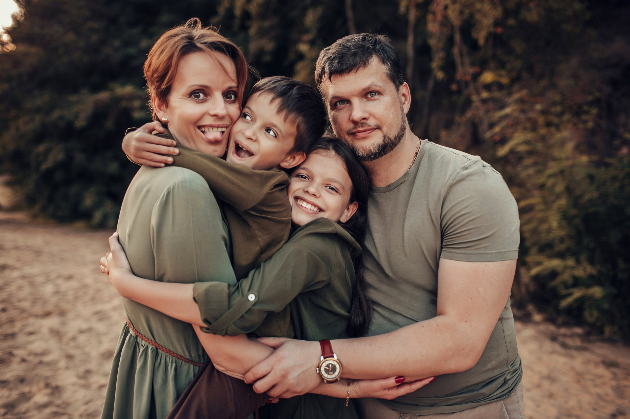 Света, Сергей, Настя и Коля. Детский и семейный фотограф в Москве Анна Ипатьева