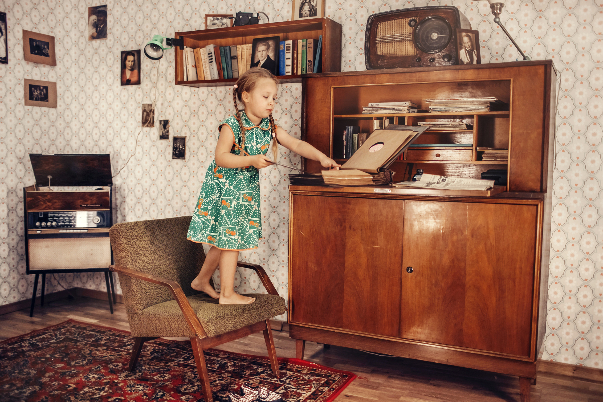 Советская квартира. Детский и семейный фотограф в Москве Анна Ипатьева