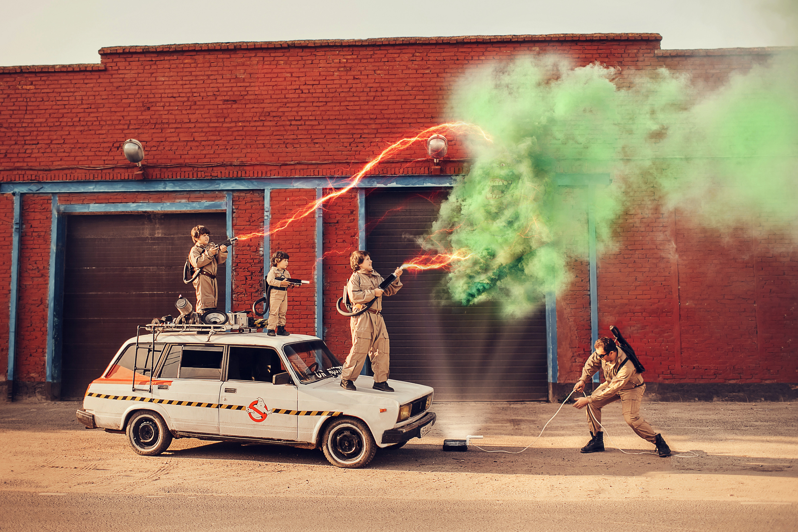 Ghostbusters. Детский и семейный фотограф в Москве Анна Ипатьева