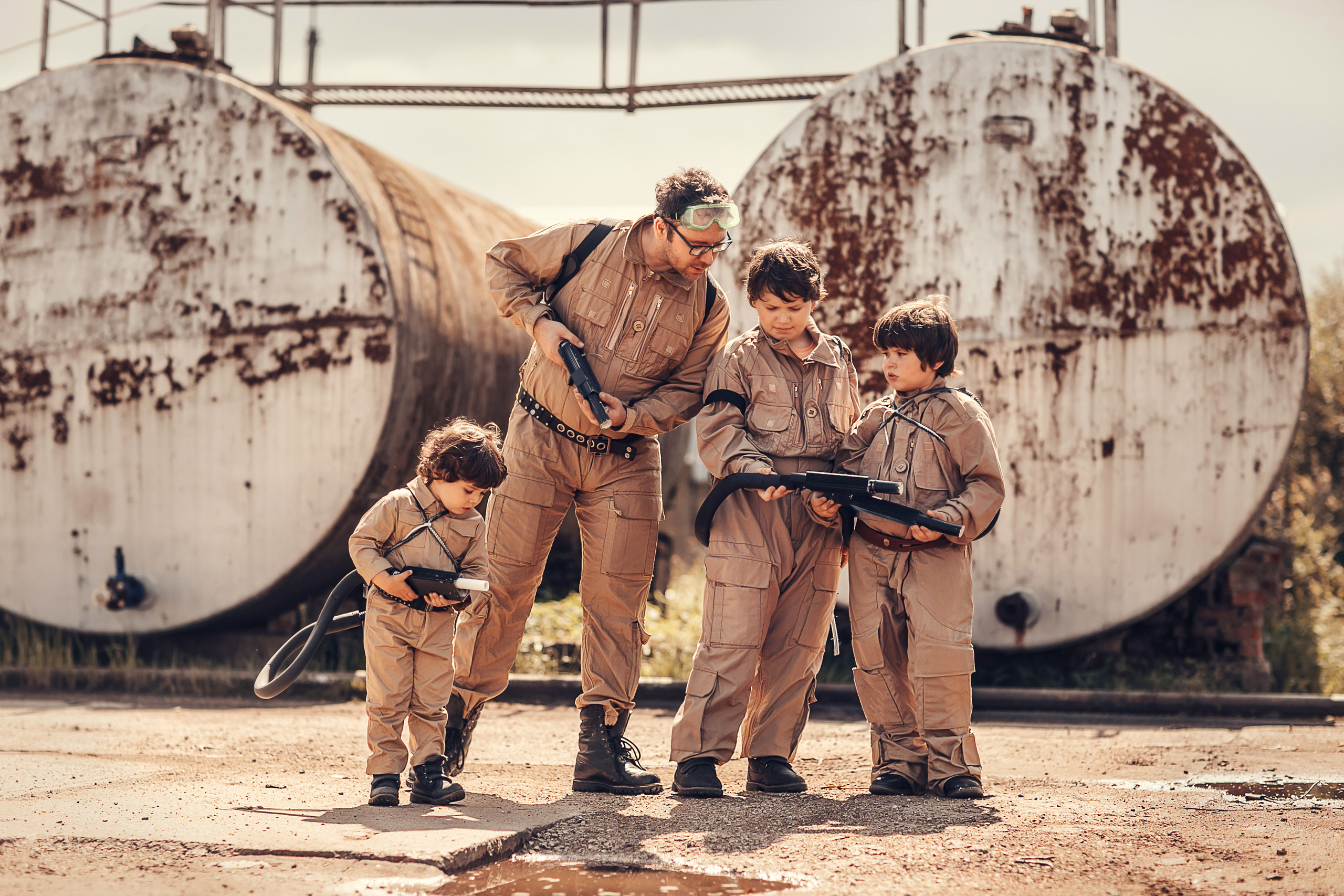 Ghostbusters. Детский и семейный фотограф в Москве Анна Ипатьева