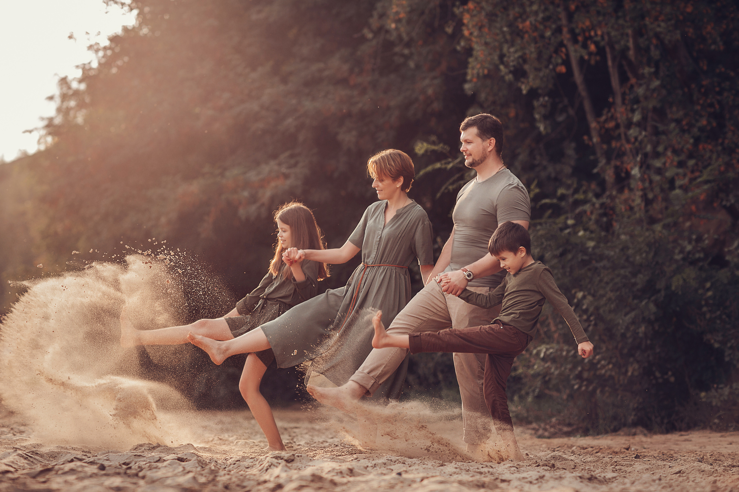 Света, Сергей, Настя и Коля. Детский и семейный фотограф в Москве Анна Ипатьева