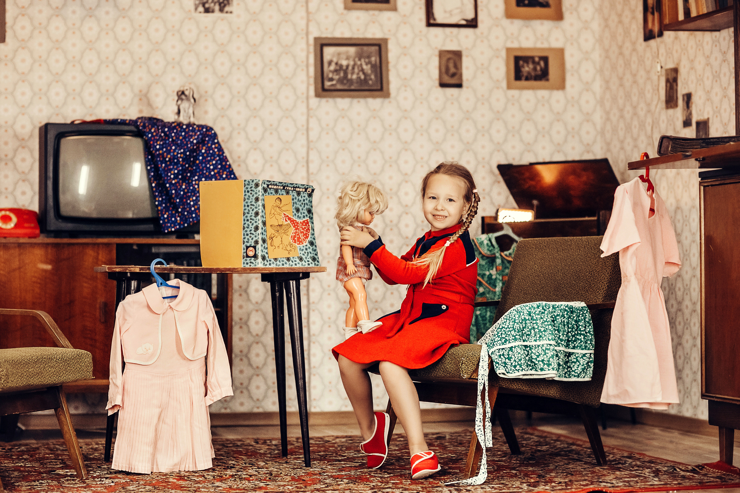 Советская квартира. Детский и семейный фотограф в Москве Анна Ипатьева