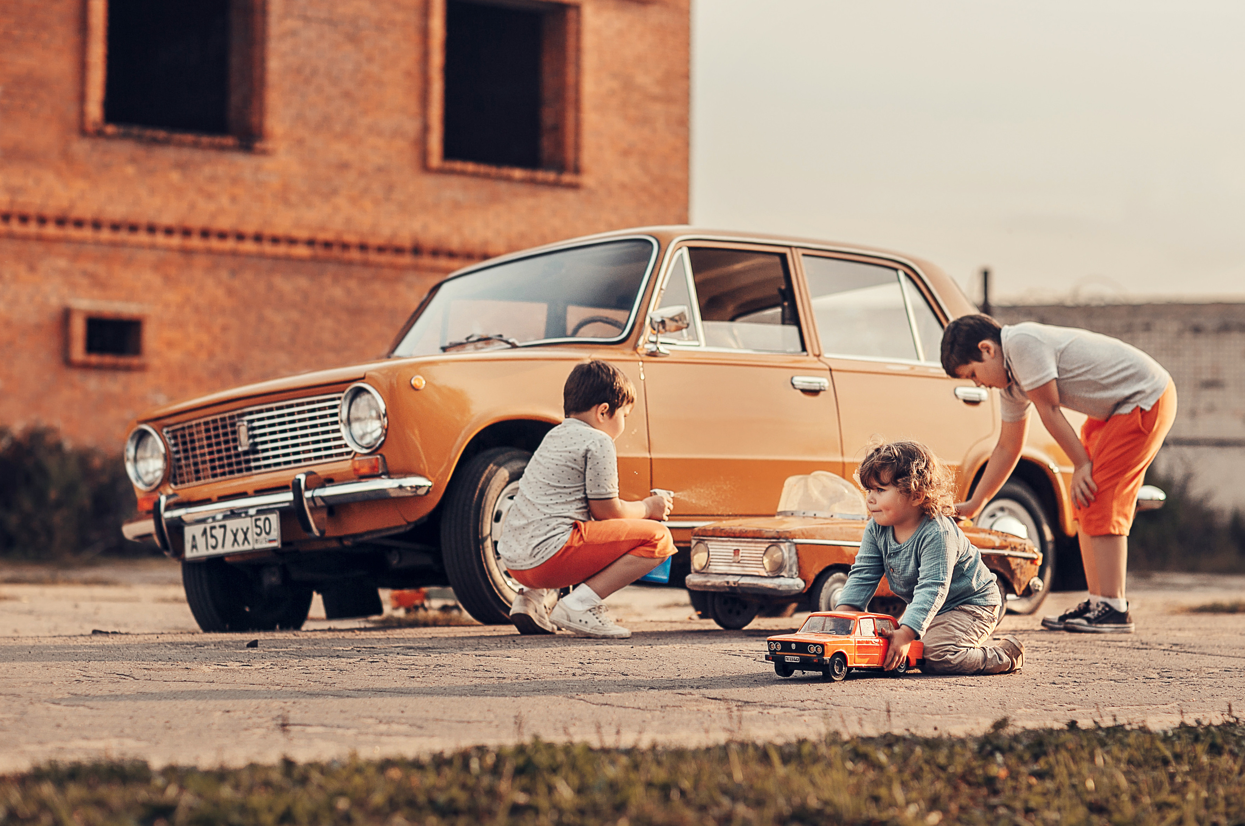 Москвич, Копейка и Жигуль. Детский и семейный фотограф в Москве Анна Ипатьева