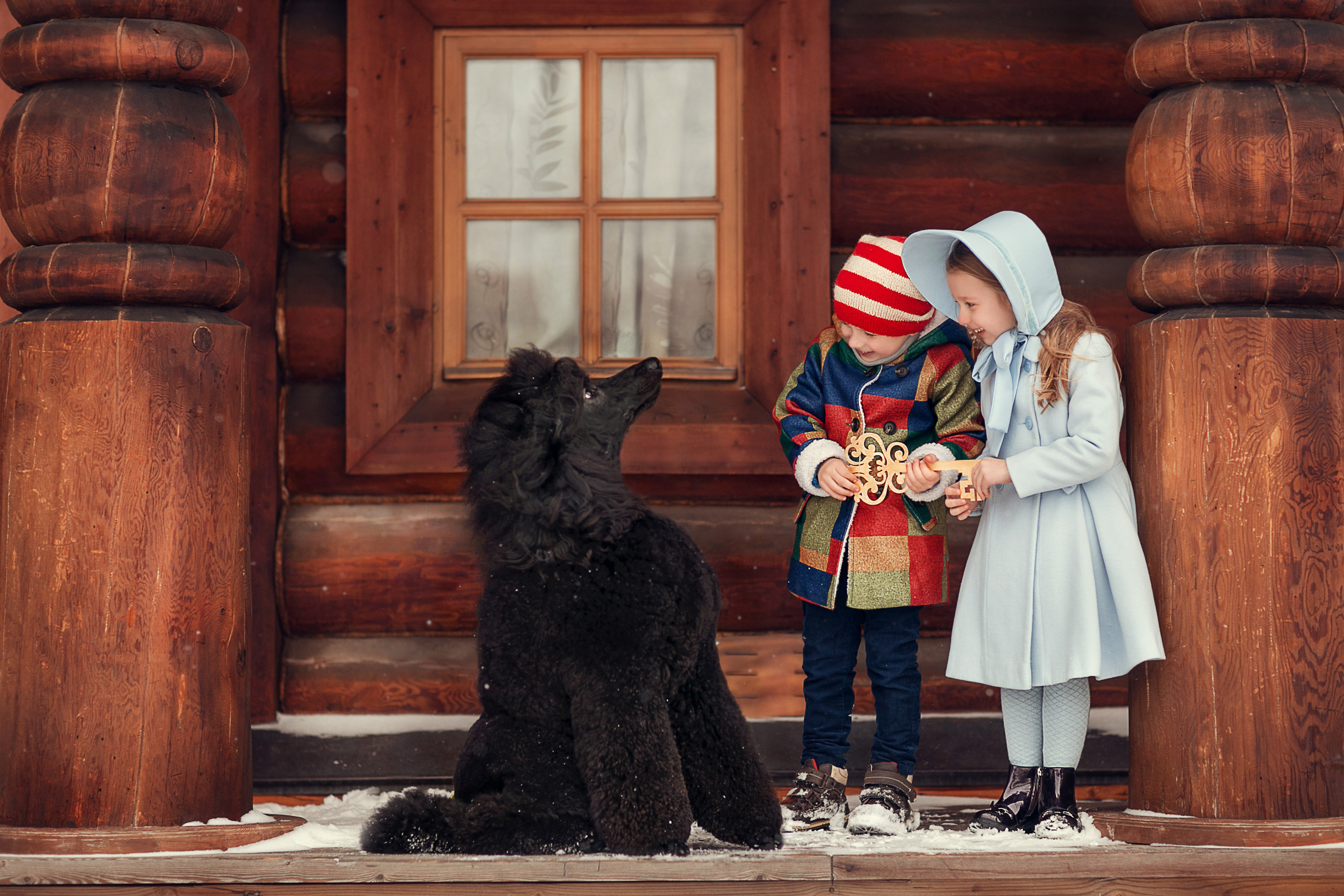 Зимний Буратино. Детский и семейный фотограф в Москве Анна Ипатьева