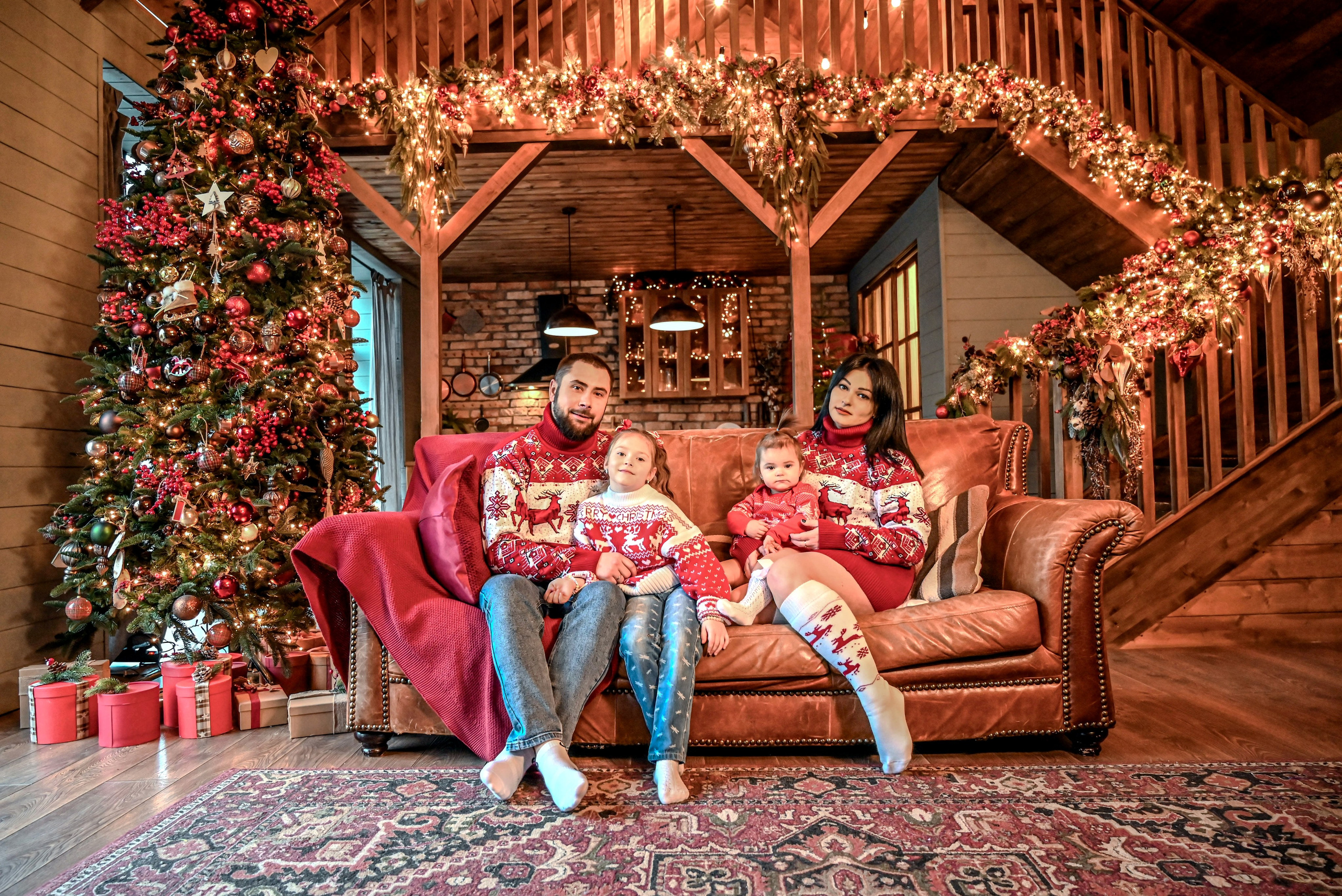 Леонида с семьёй в Шале. Семейный и детский фотограф Москва