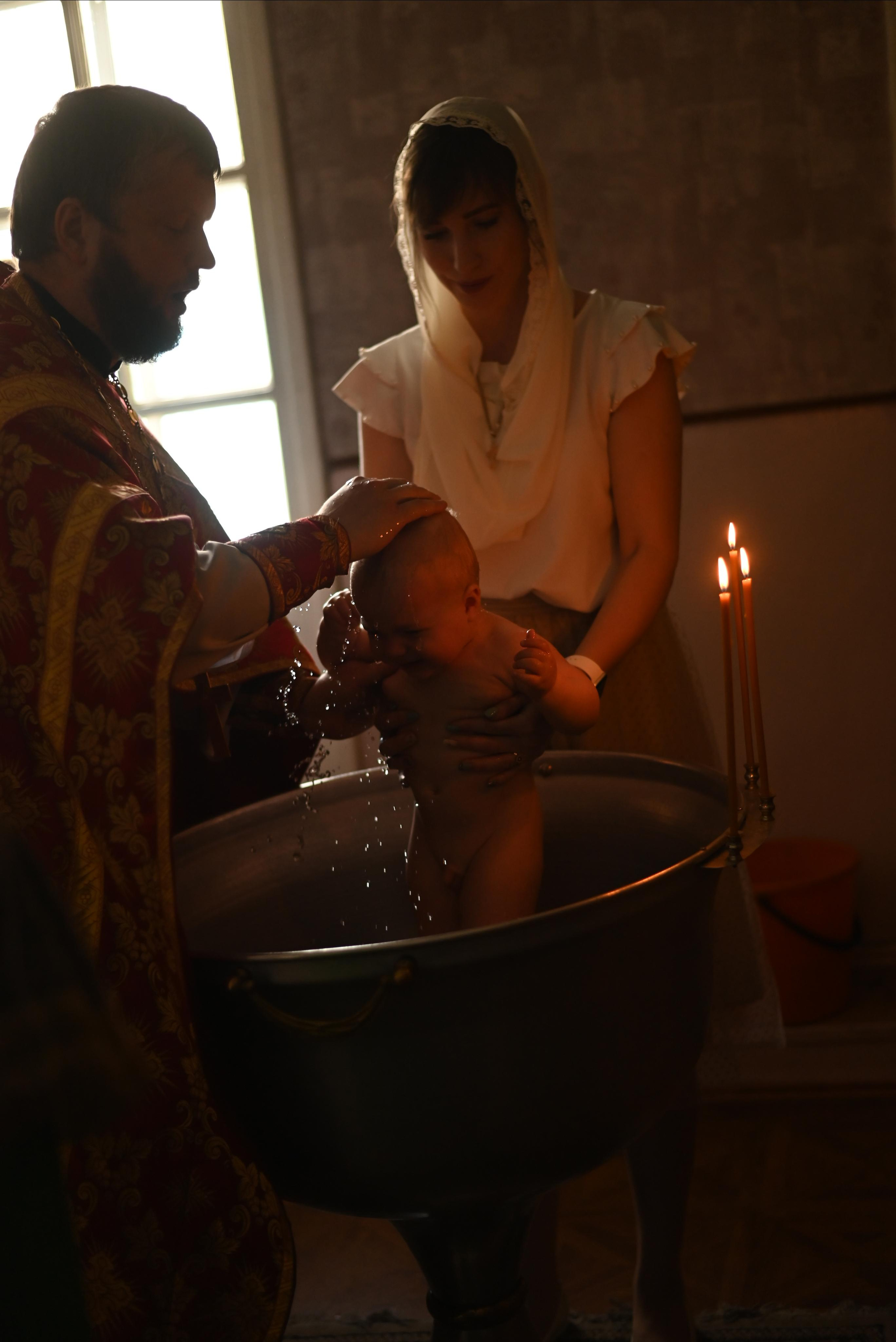 Таинство крещения Мирона. Семейный и детский фотограф в Белгороде Ольга Сорока