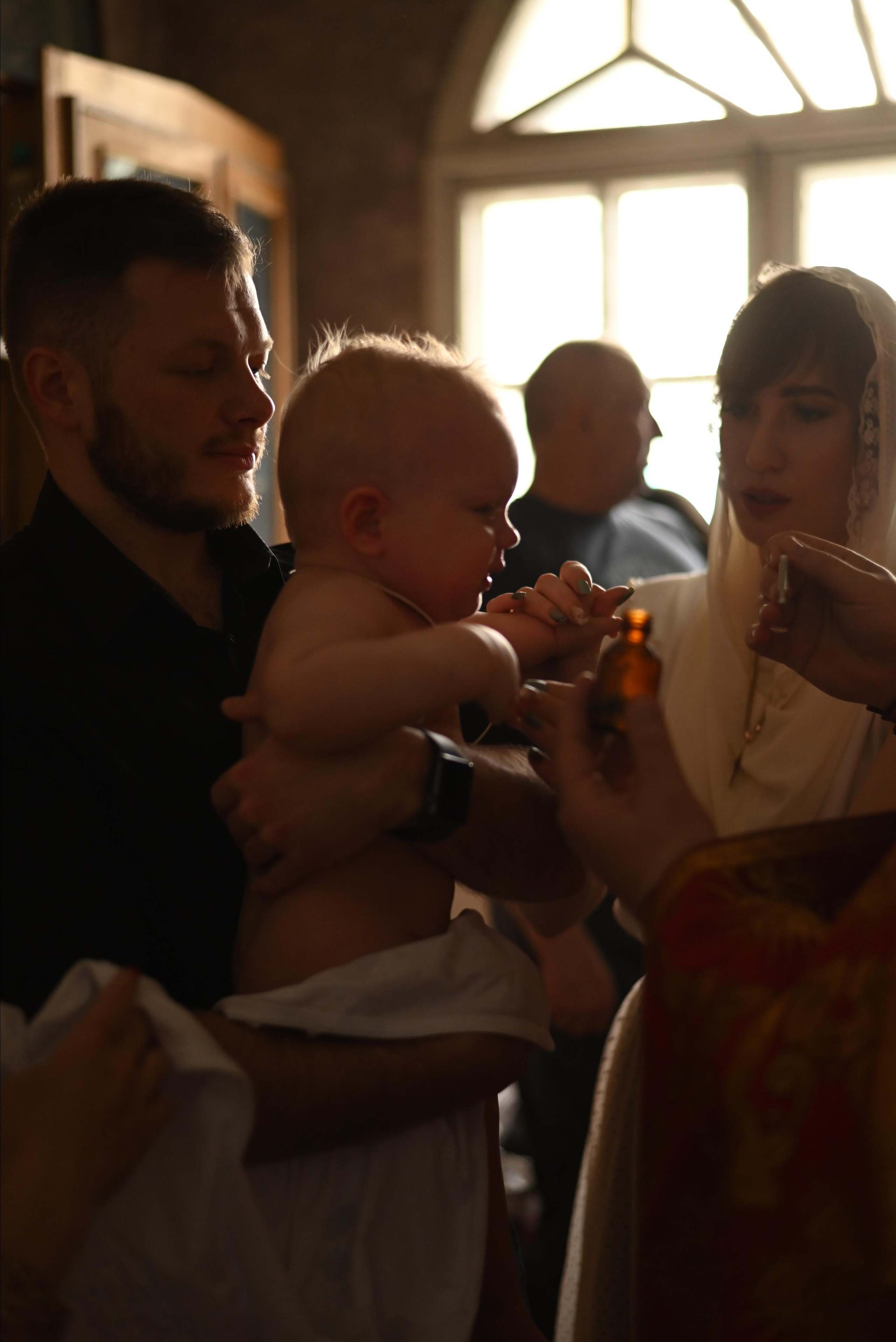 Таинство крещения Мирона. Семейный и детский фотограф в Белгороде Ольга Сорока