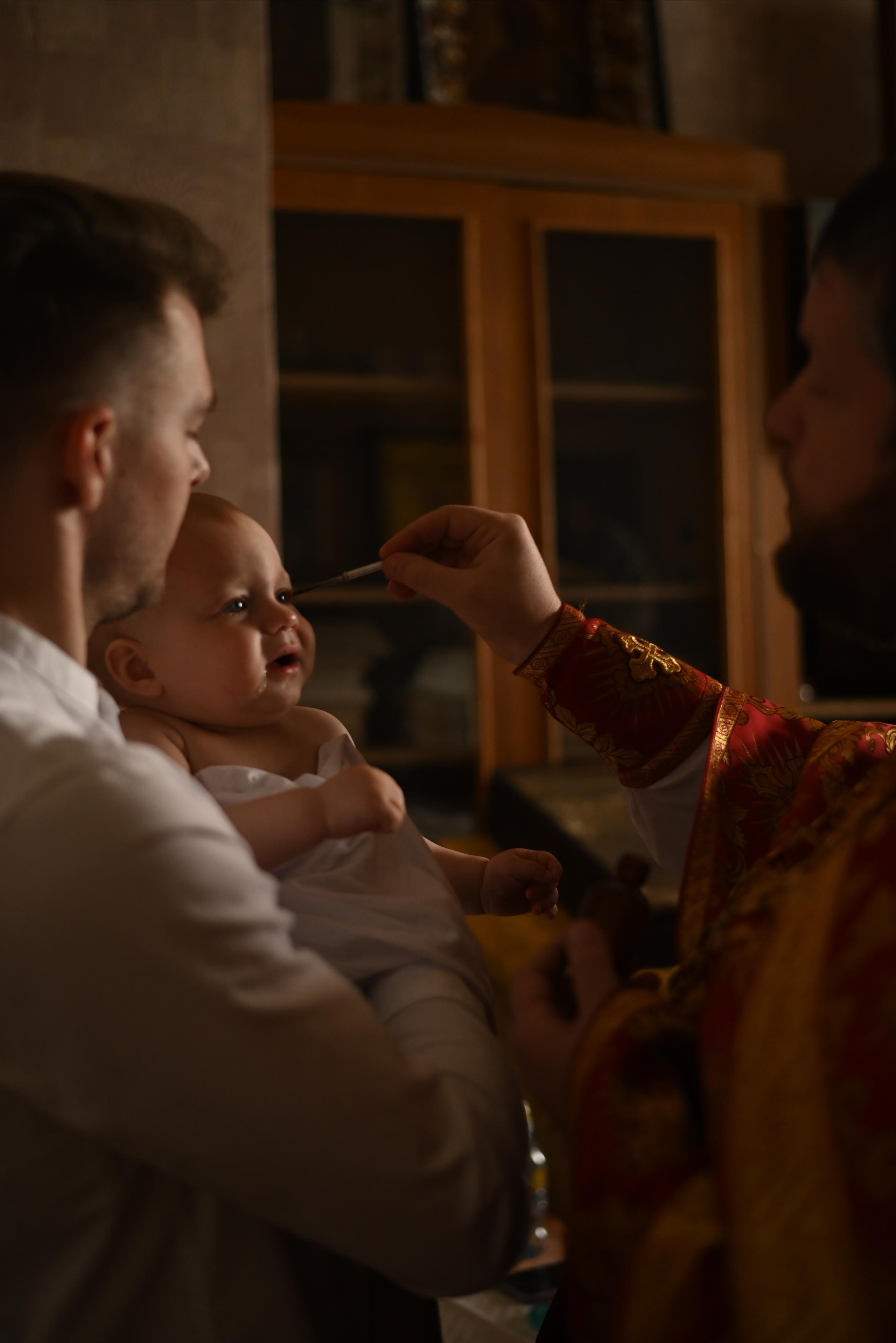 Таинство крещения Мирона. Семейный и детский фотограф в Белгороде Ольга Сорока