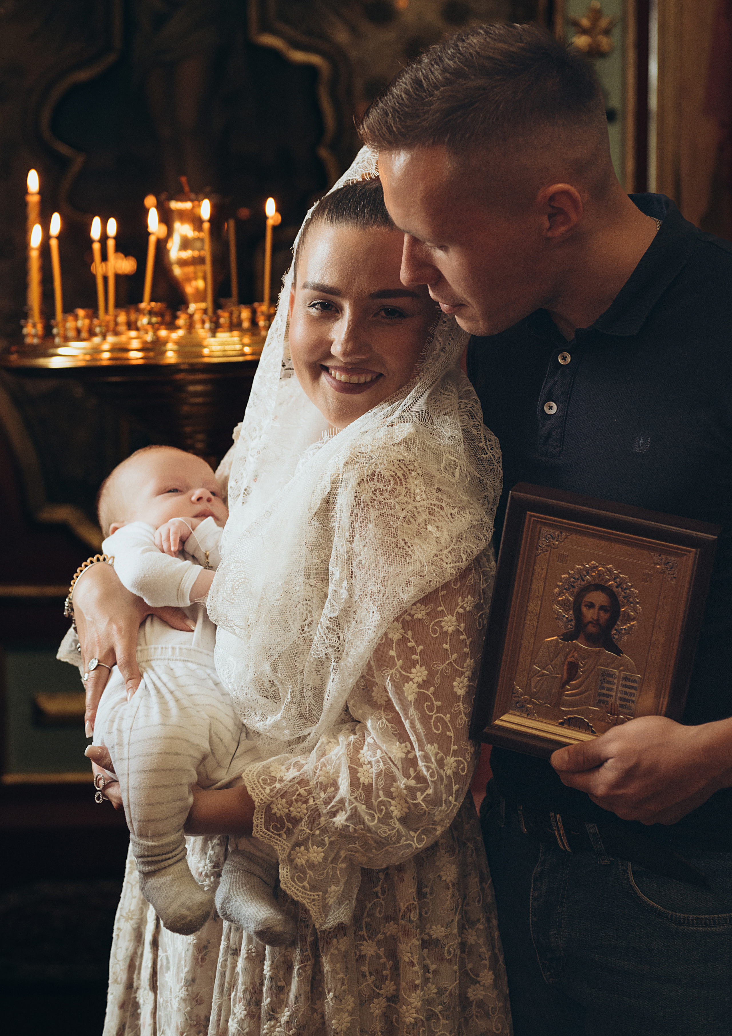 Таинство крещения Петра. Семейный и детский фотограф в Белгороде Ольга Сорока