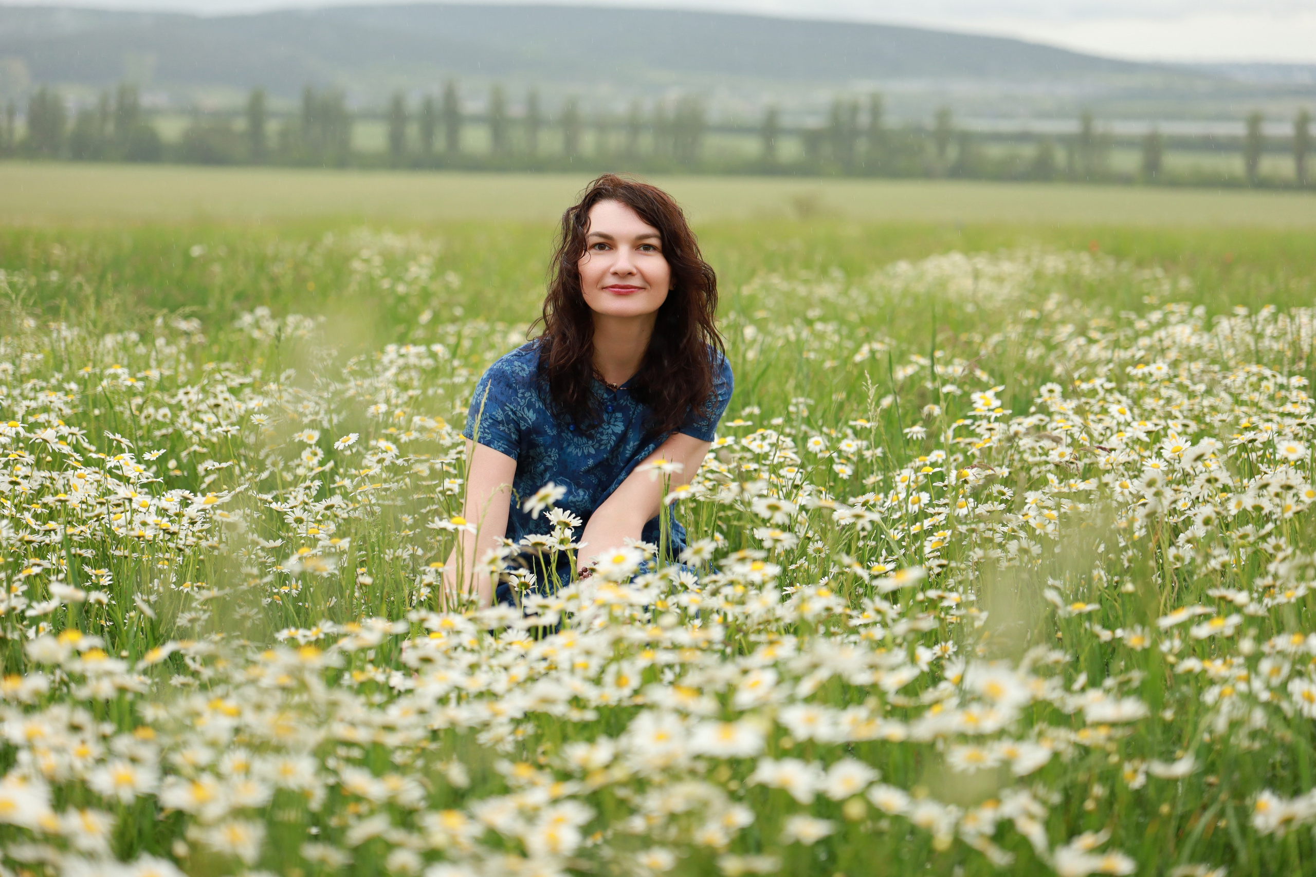 Фотосессия выездная. Ромашки, маки, природа. Фотограф в Крыму Татьяна Барицкая ЕНОТИКА