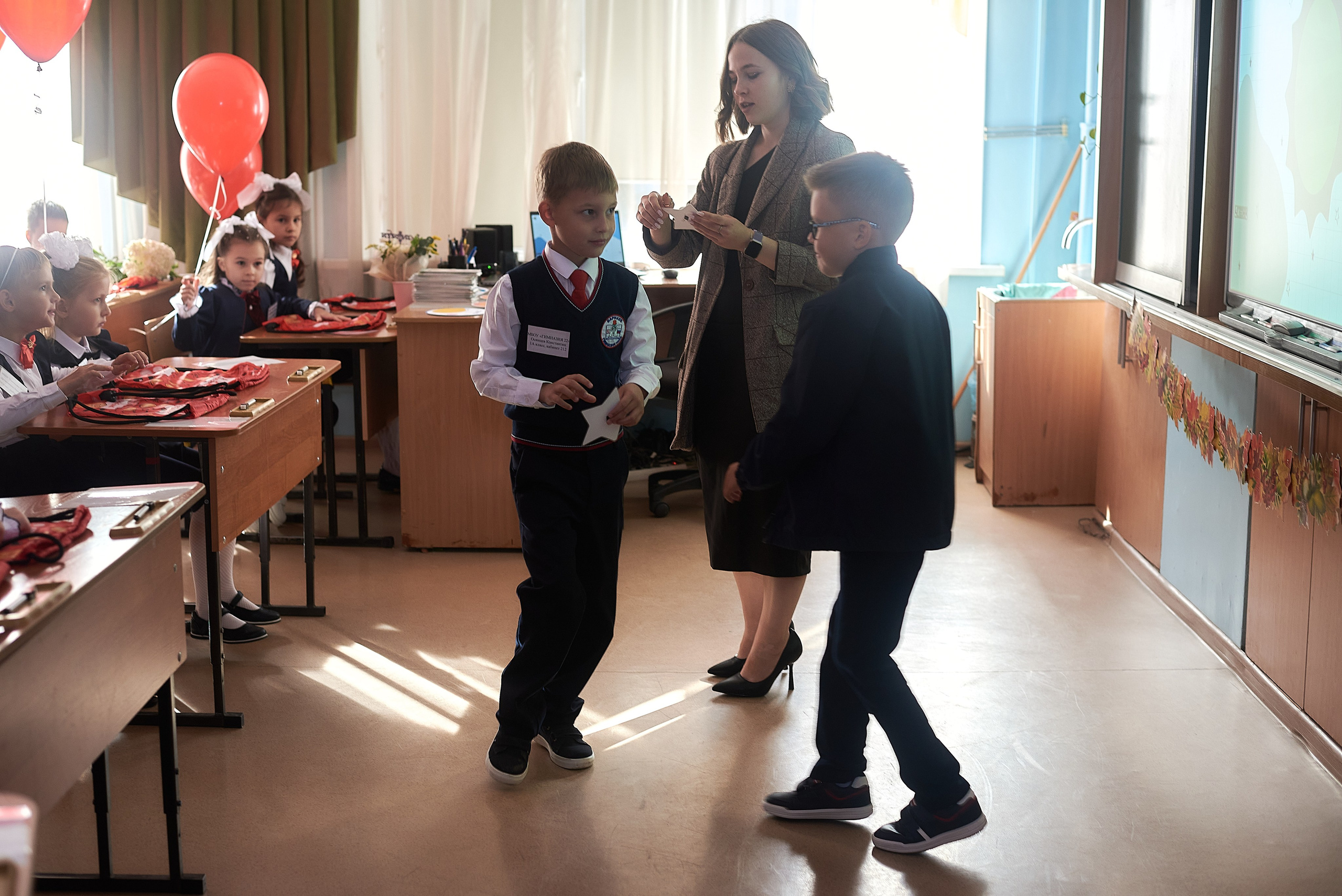 Первый класс. Фотограф Елена Дука. Контент съемка. Семейная фотография