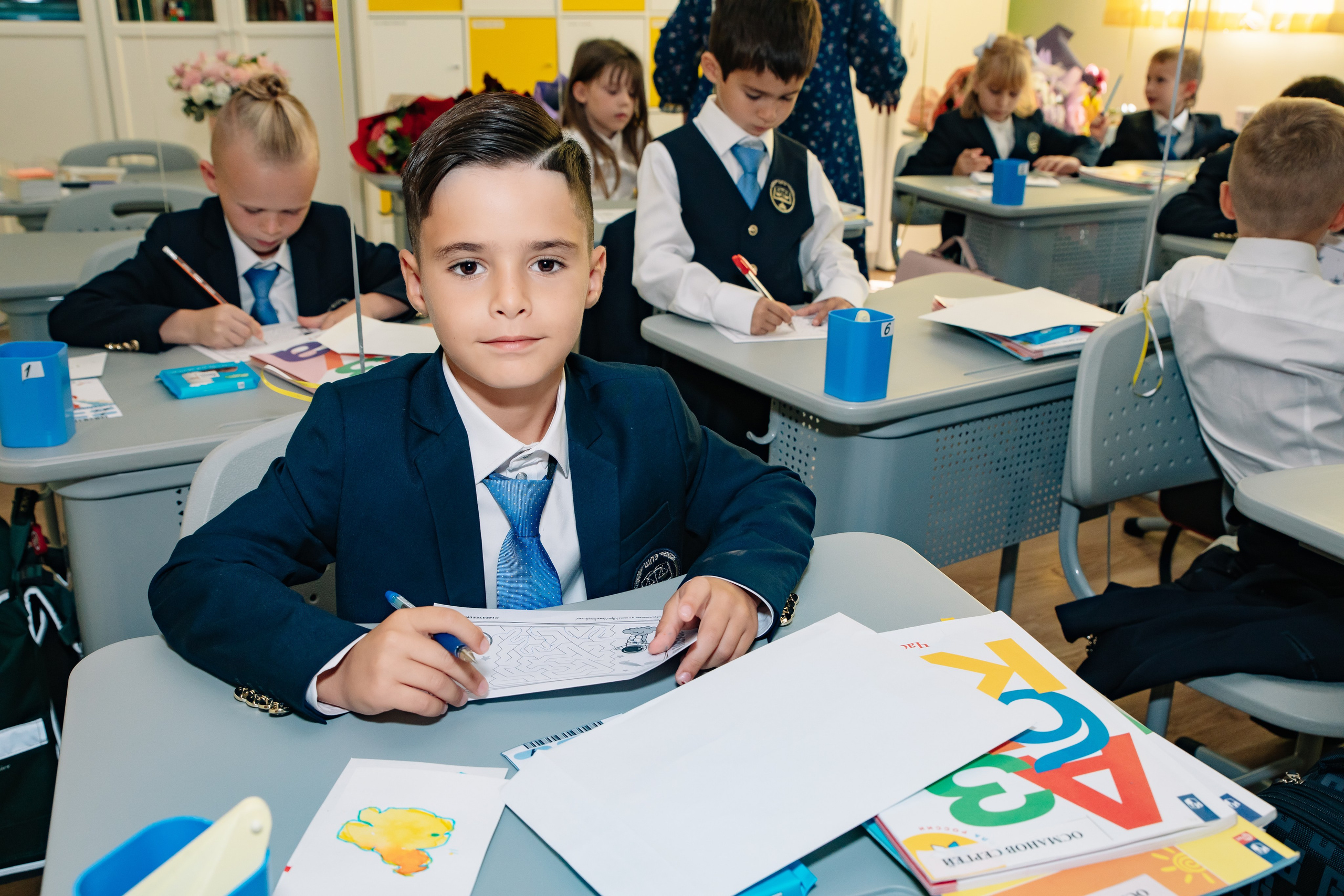 Линейка 1Б Школа Права и Экономики. Фотограф в Москве Яна Полосина