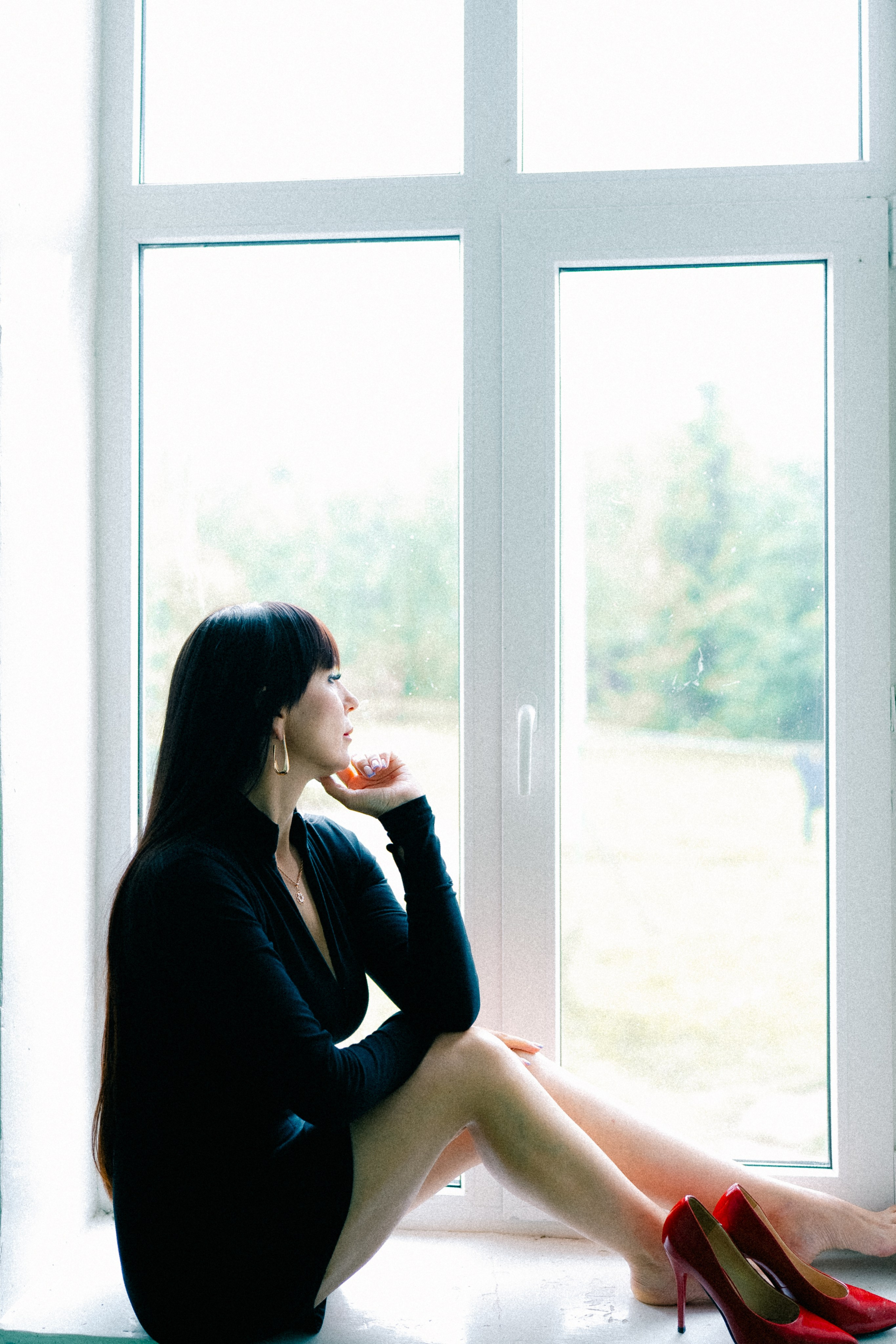 Галина (прогулка под дождём). Фотограф в Москве